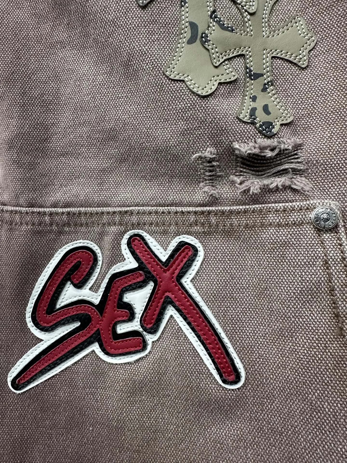 Chrome Hearts x Carhartt Sex Records B01 шорты