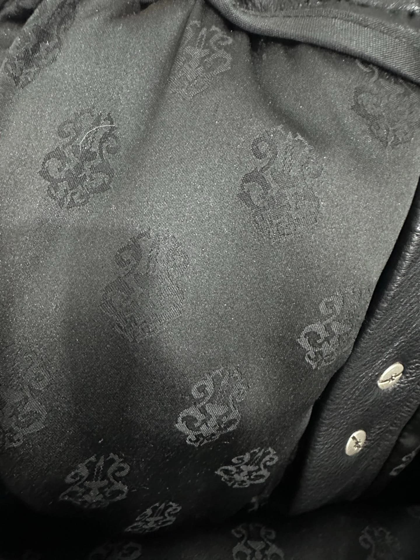 Chrome Hearts кожаные брюки