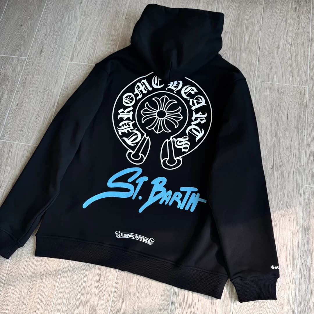 Зип-худи Chrome Hearts St. Barth, вид сзади