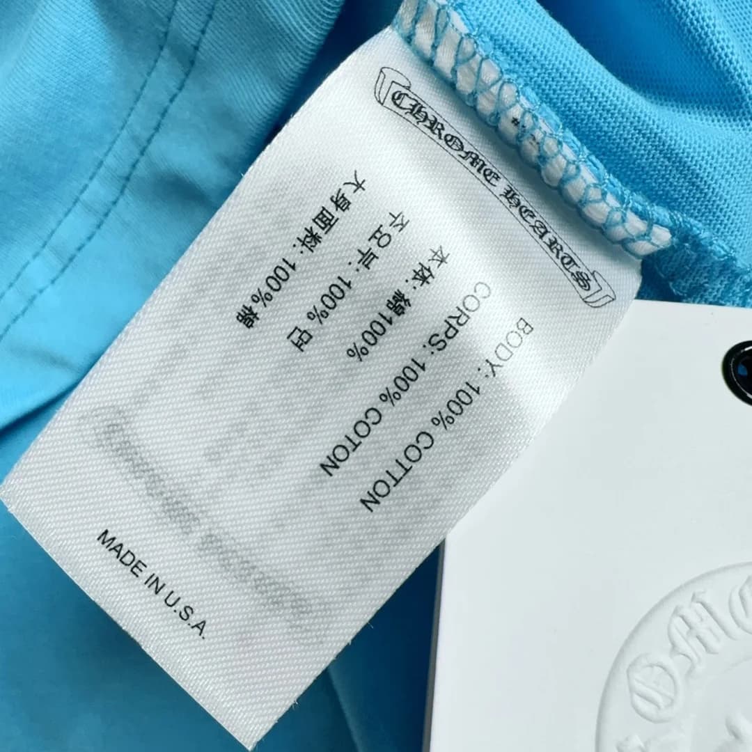 Принт Chrome Hearts на нижней части лонгслива