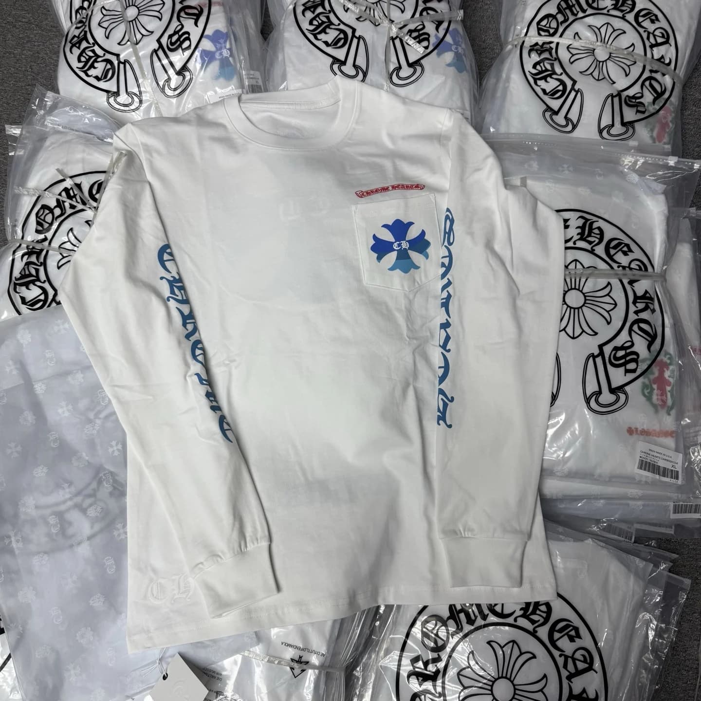 Chrome Hearts лонгслив Harajuku Limited