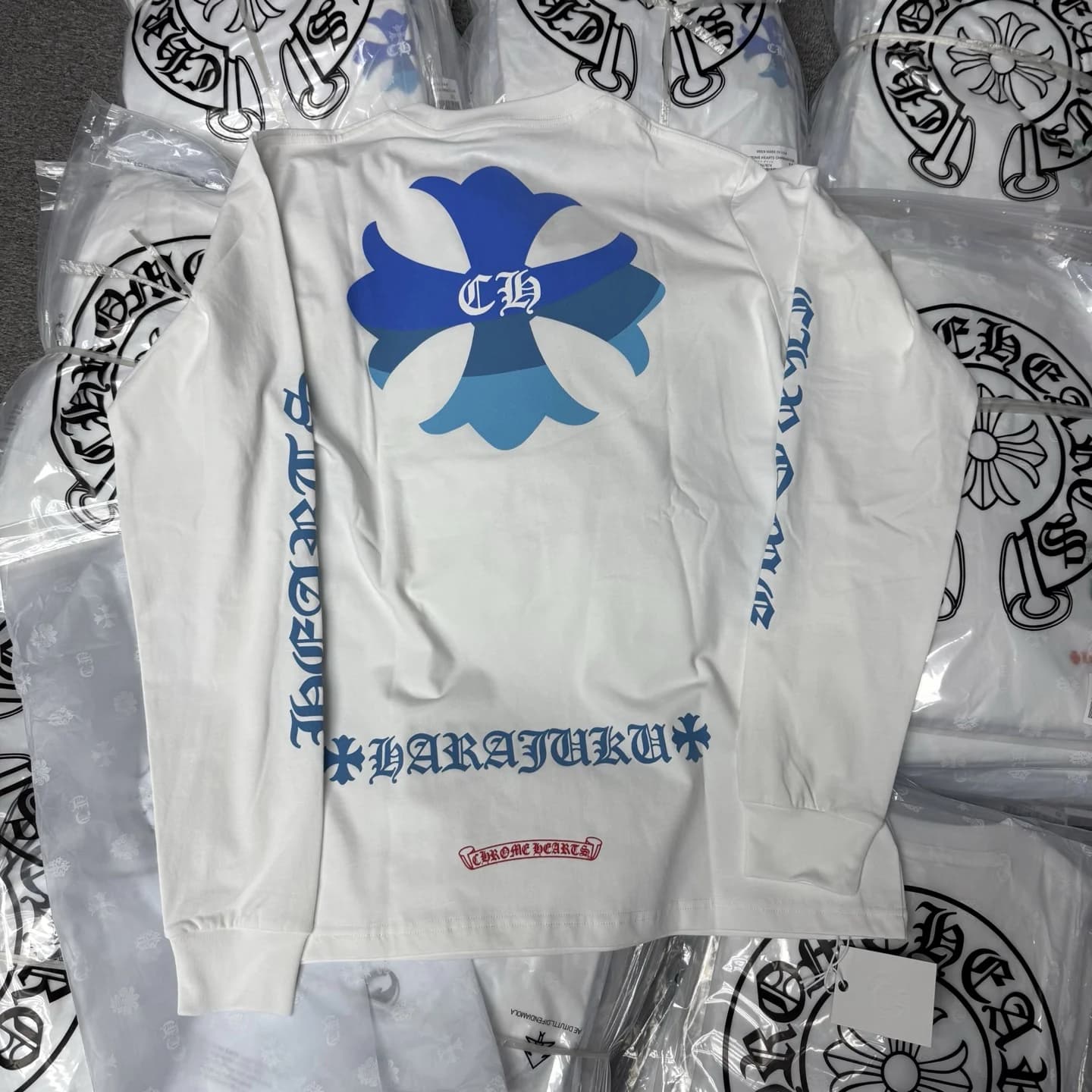 Chrome Hearts лонгслив Harajuku Limited
