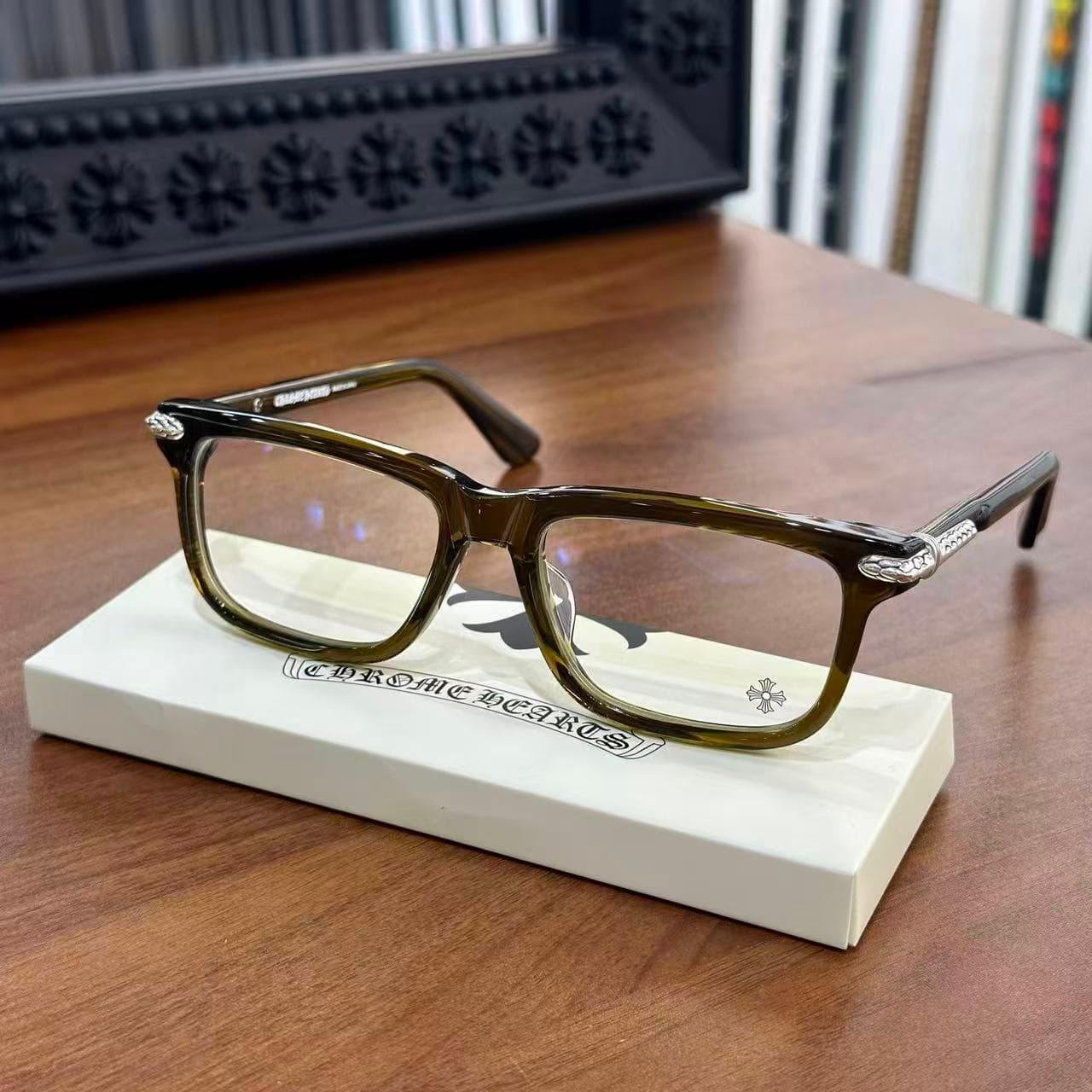 Медицинская оправа Chrome Hearts LITTLE DINGER, фронтальный вид