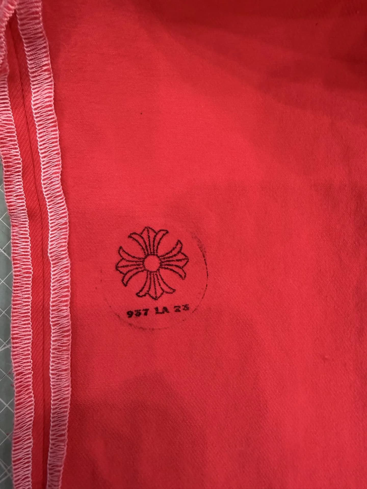 Внутренний принт с логотипом Chrome Hearts