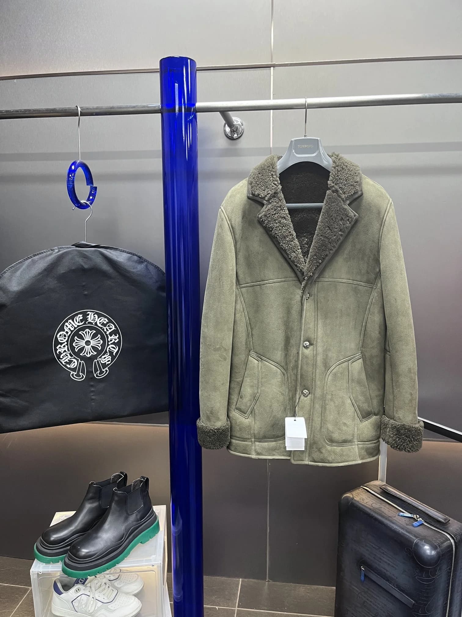 Пальто Chrome Hearts