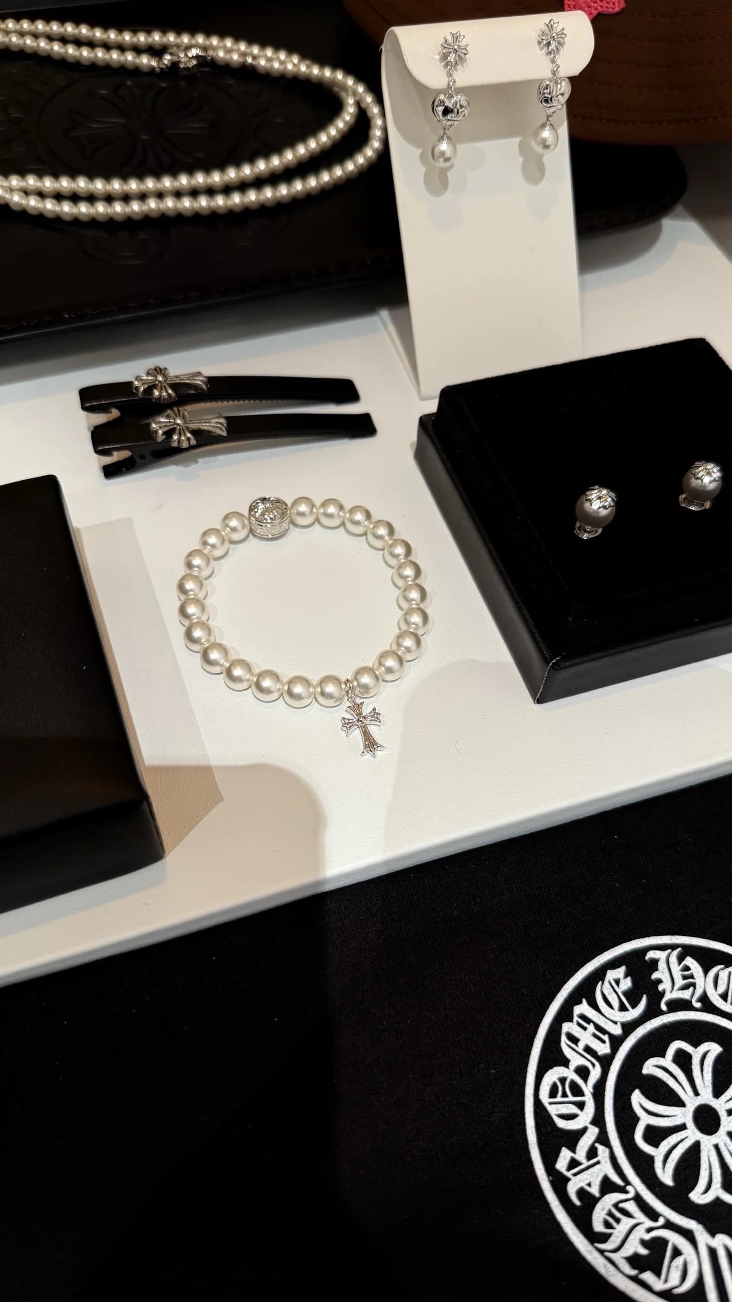 Браслет Chrome Hearts x Mikimoto