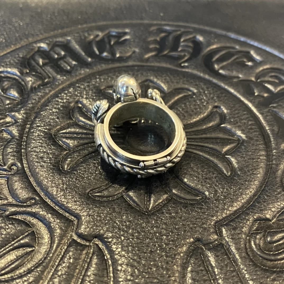 Шинка кольца Chrome Hearts Foti с декоративным витым узором