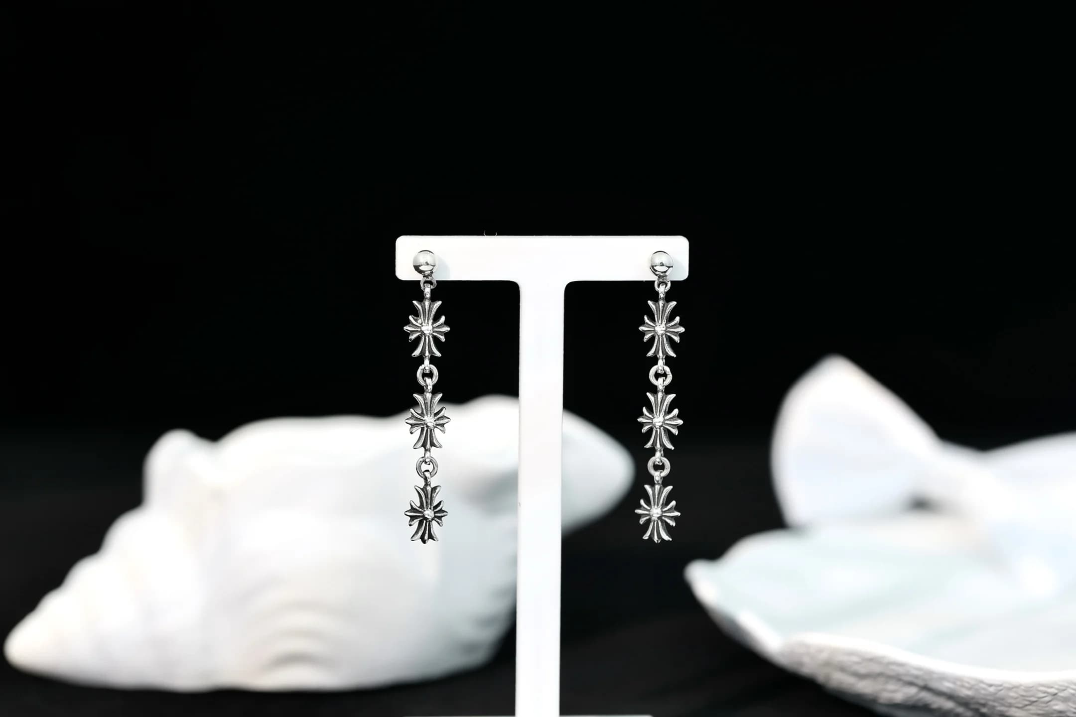 Серьги Chrome Hearts