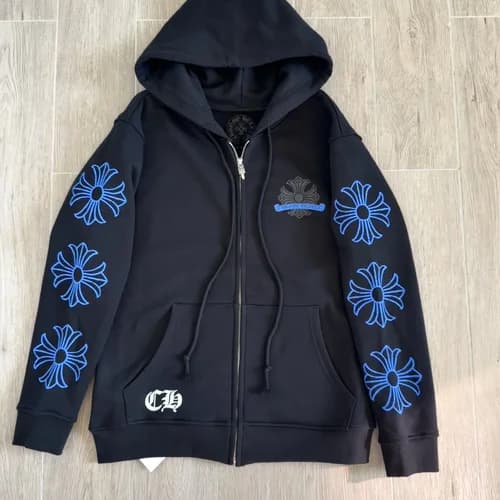 Chrome Hearts Зип-худи с принтом