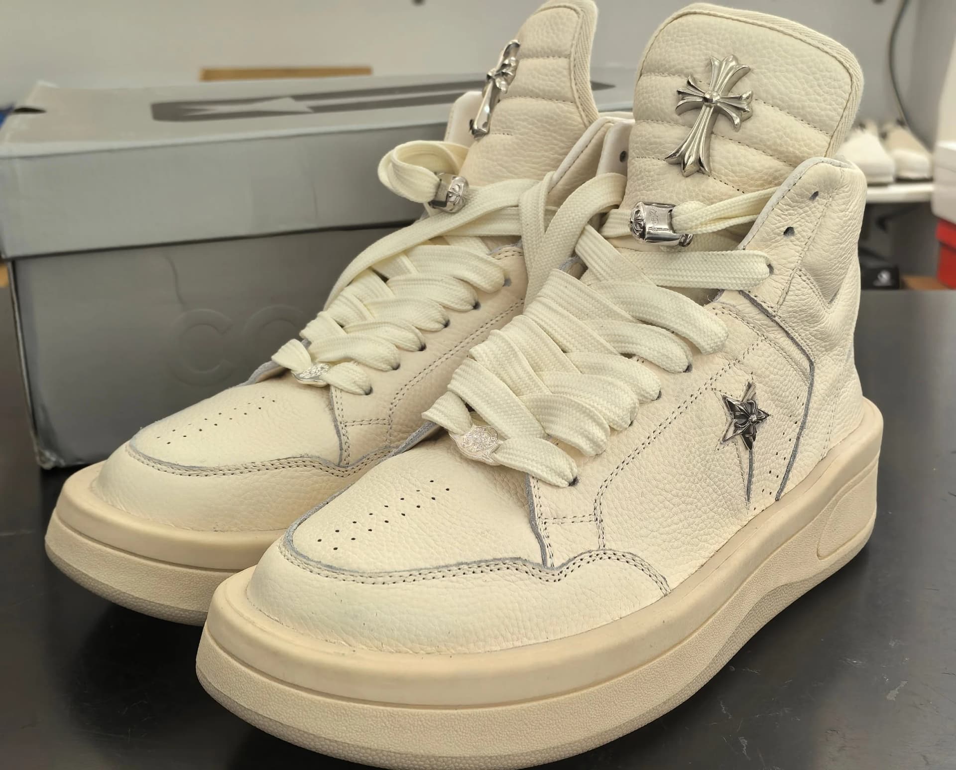 Высокие кеды Chrome Hearts