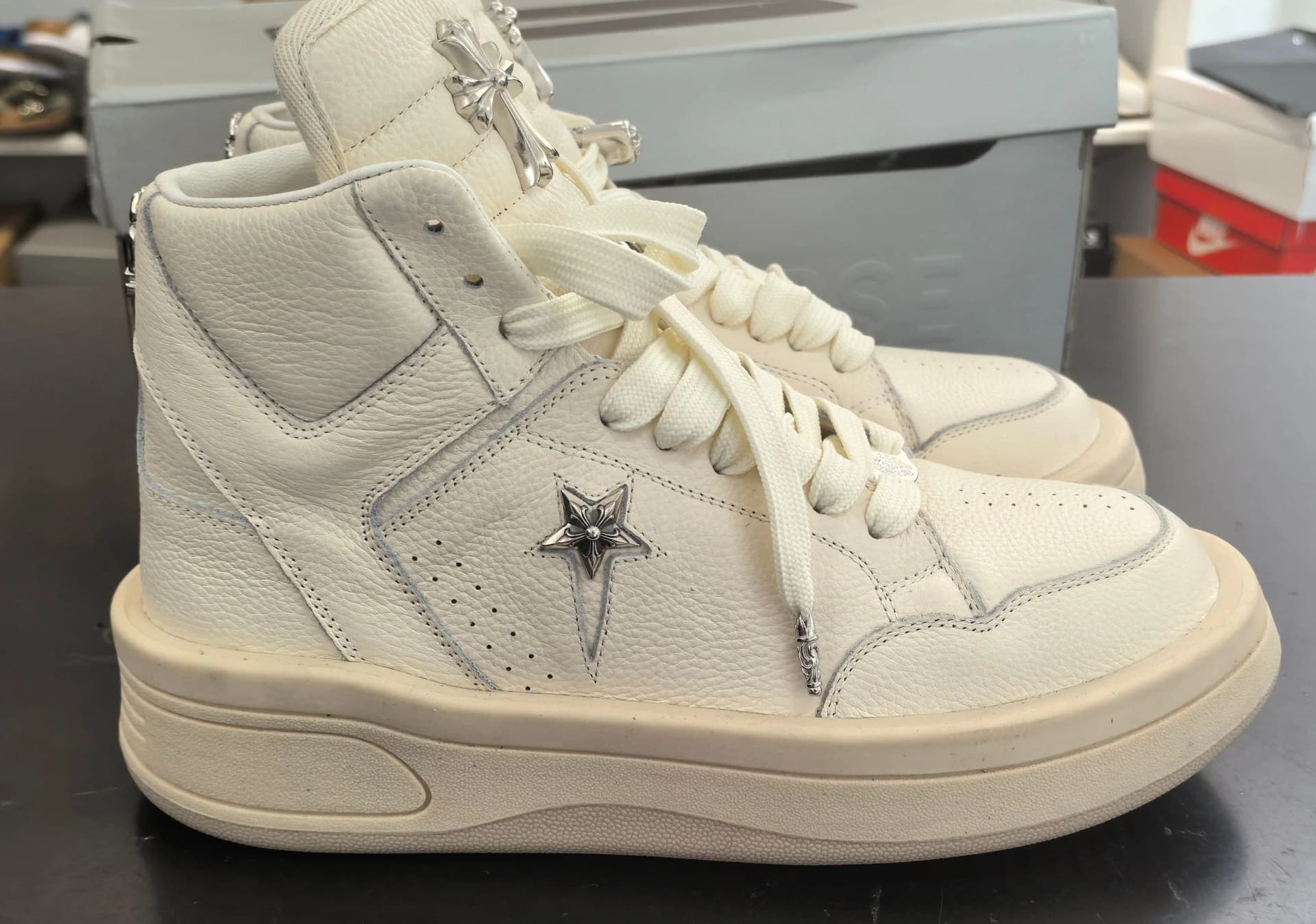 Высокие кеды Chrome Hearts