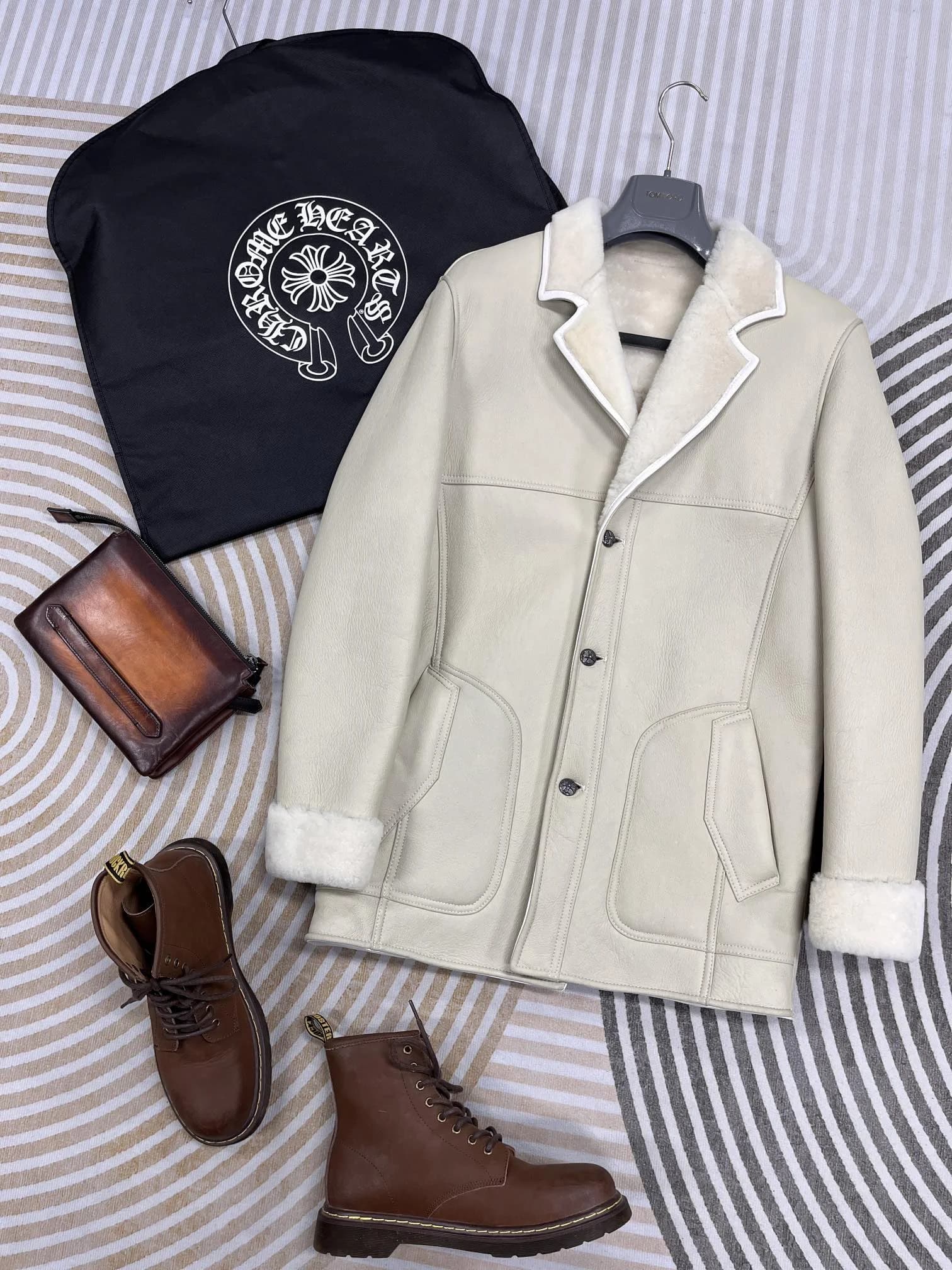 Пальто Chrome Hearts