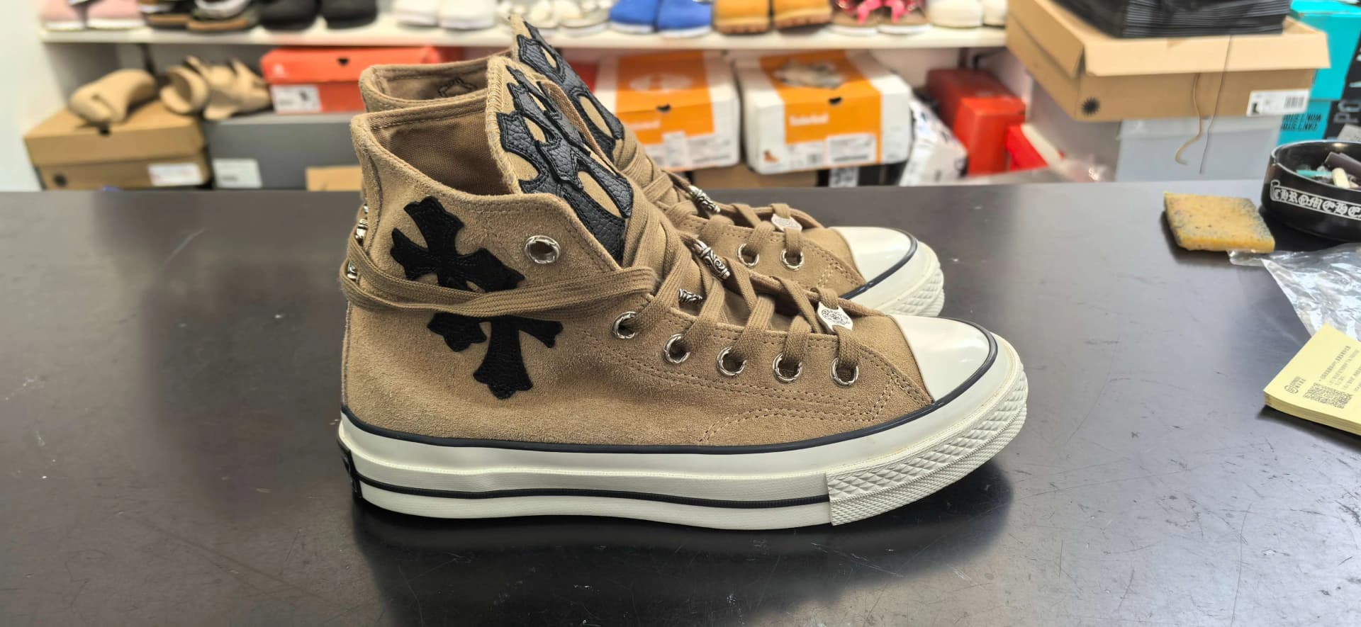 Chrome Hearts x Converse Кеды Chuck 70
