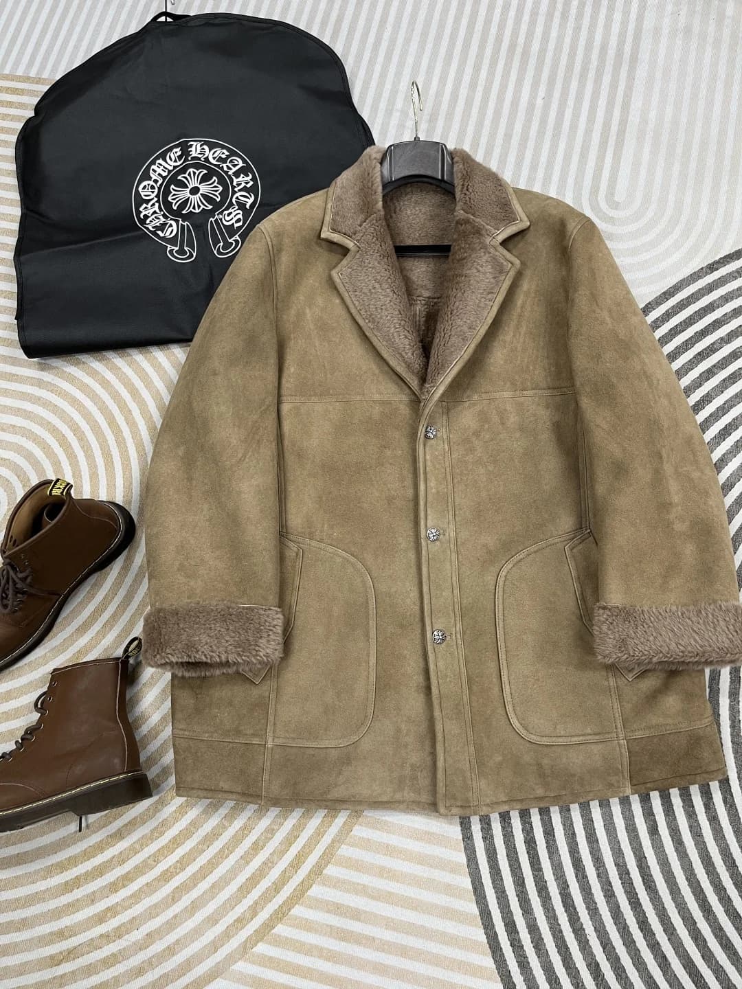 Пальто Chrome Hearts