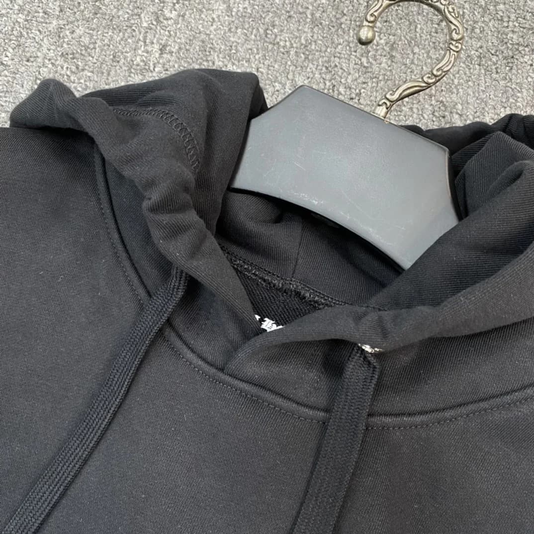 Капюшон со шнурками худи Chrome Hearts