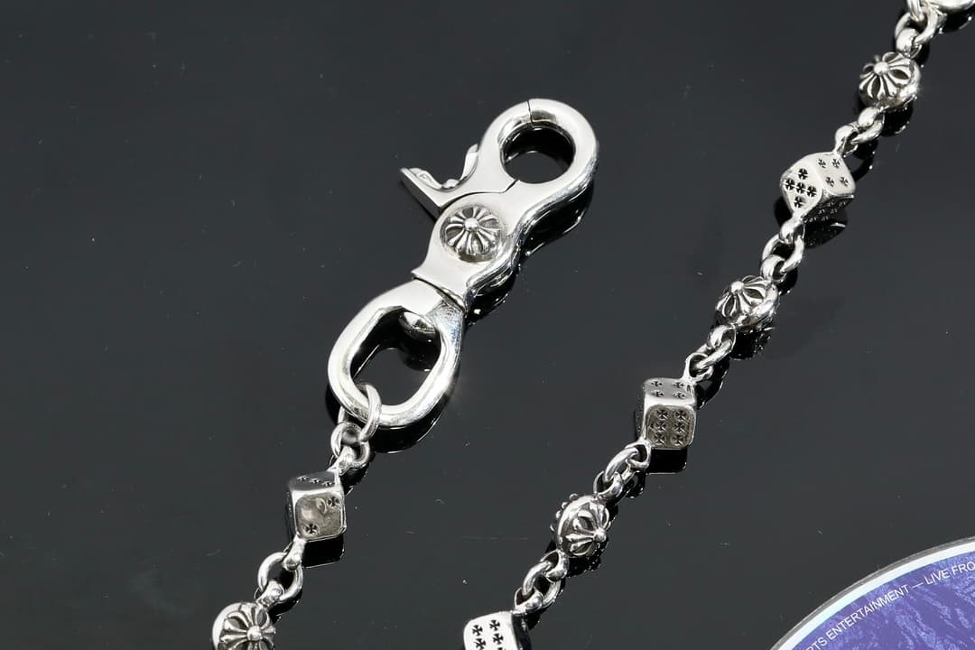 Серебряная цепочка для сумки Dice & Cross Ball