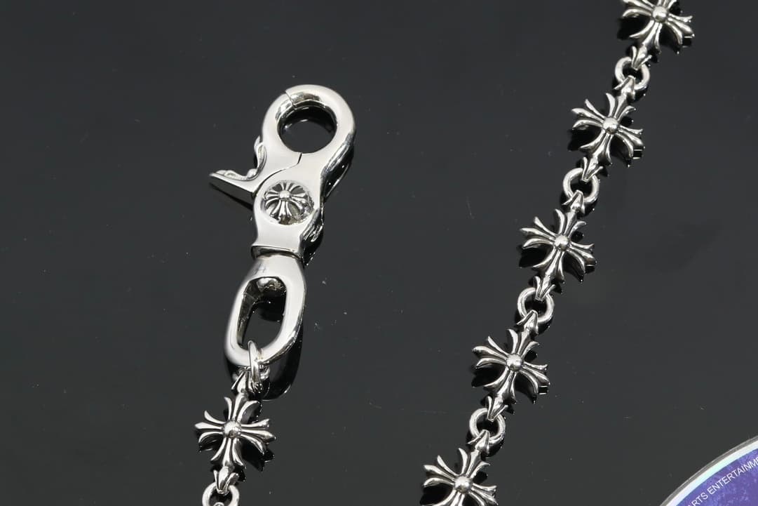 Серебряная цепочка для сумки и брюк Tiny CH Cross