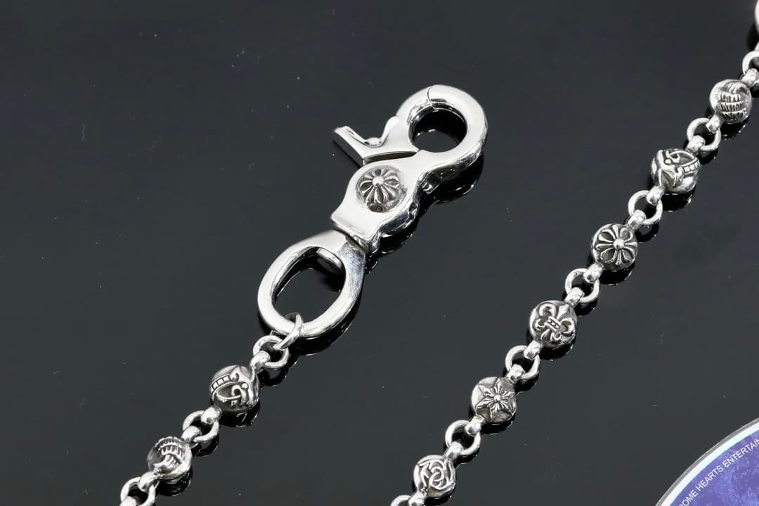 Серебряная цепь с мотивами CH Cross