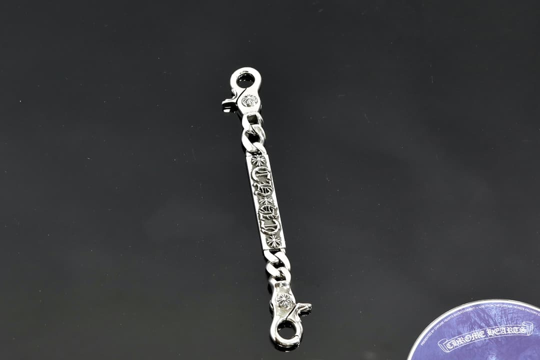 Цепочка для сумки Chrome Hearts из серебра 925 пробы вертикально