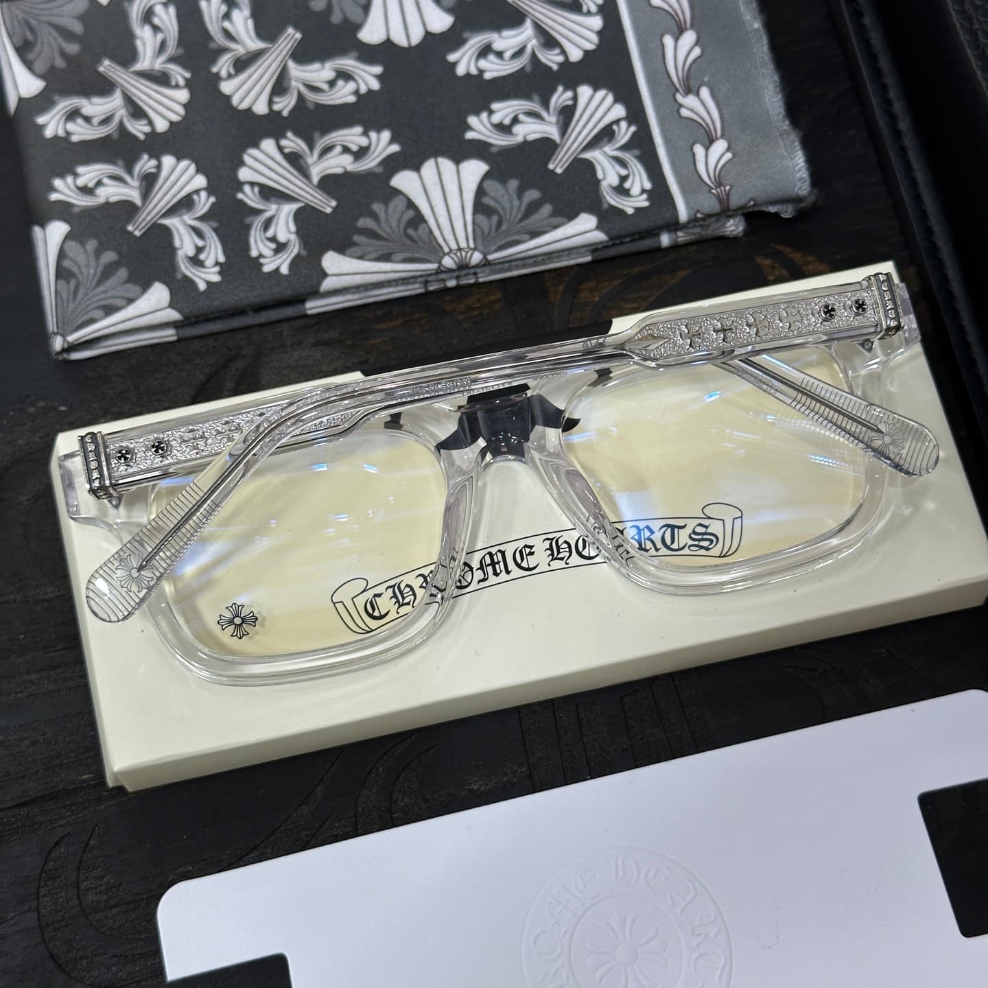 Очки Chrome Hearts AMBIDIXTROUS с демонстрационными линзами и фирменным футляром