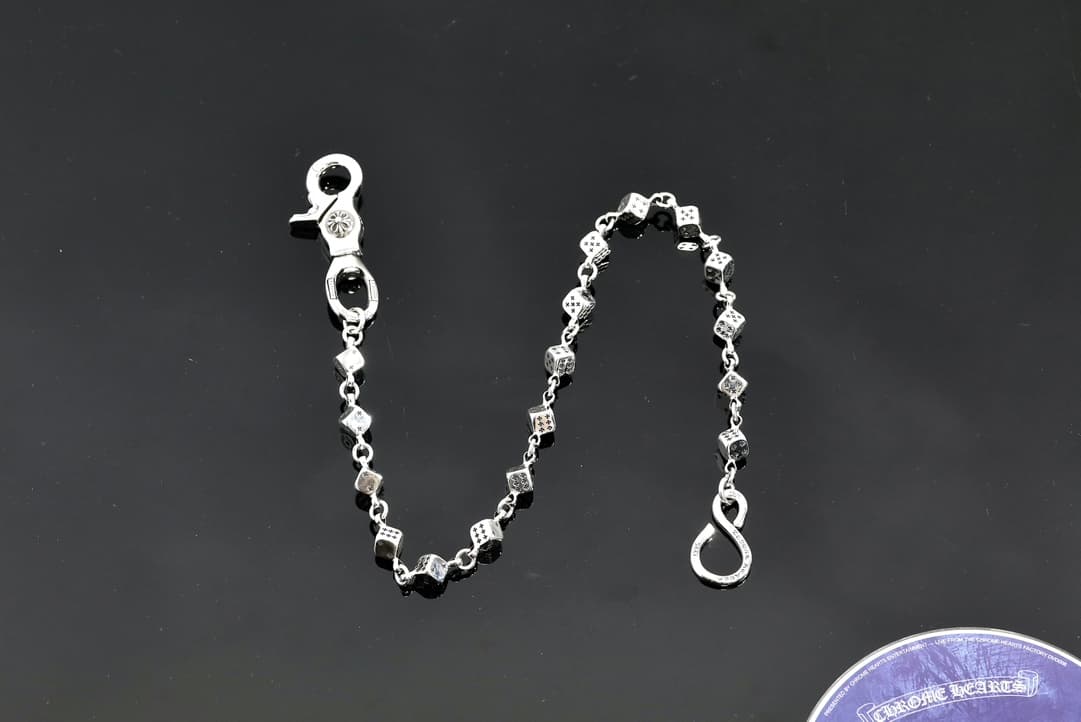 Серебряная цепочка для сумки Dice Chain