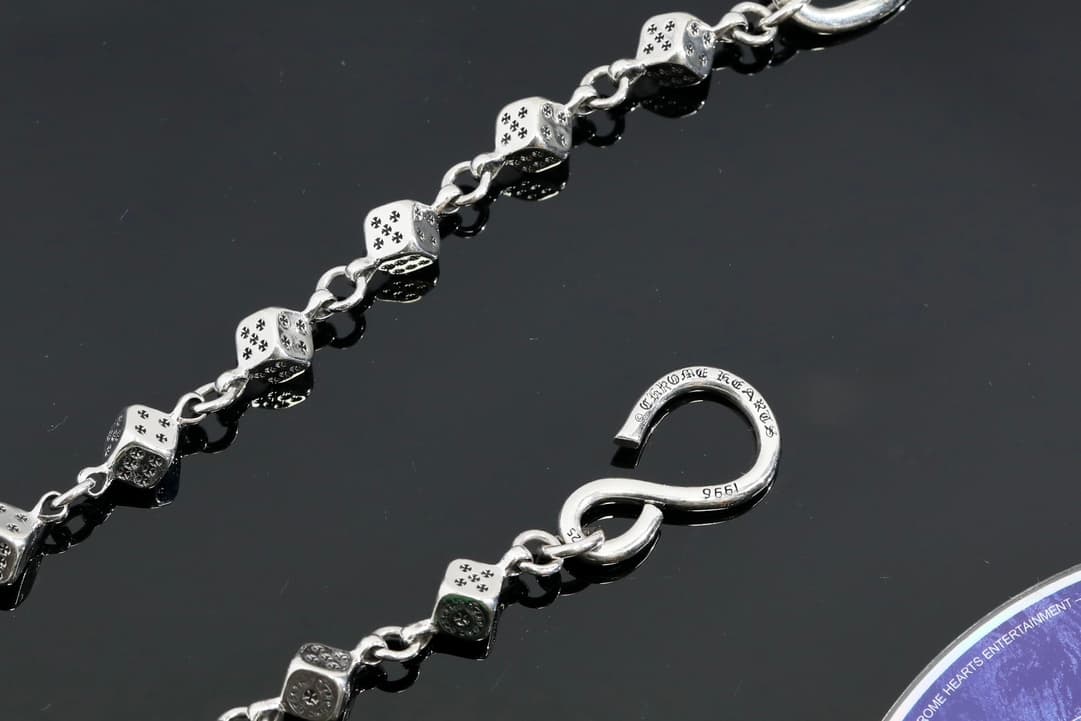 Серебряная цепочка для сумки Dice Chain