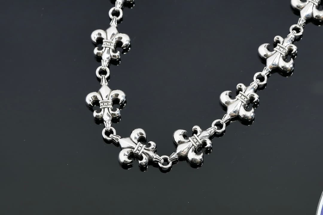 Серебряная цепь BS Fleur для сумки и брюк