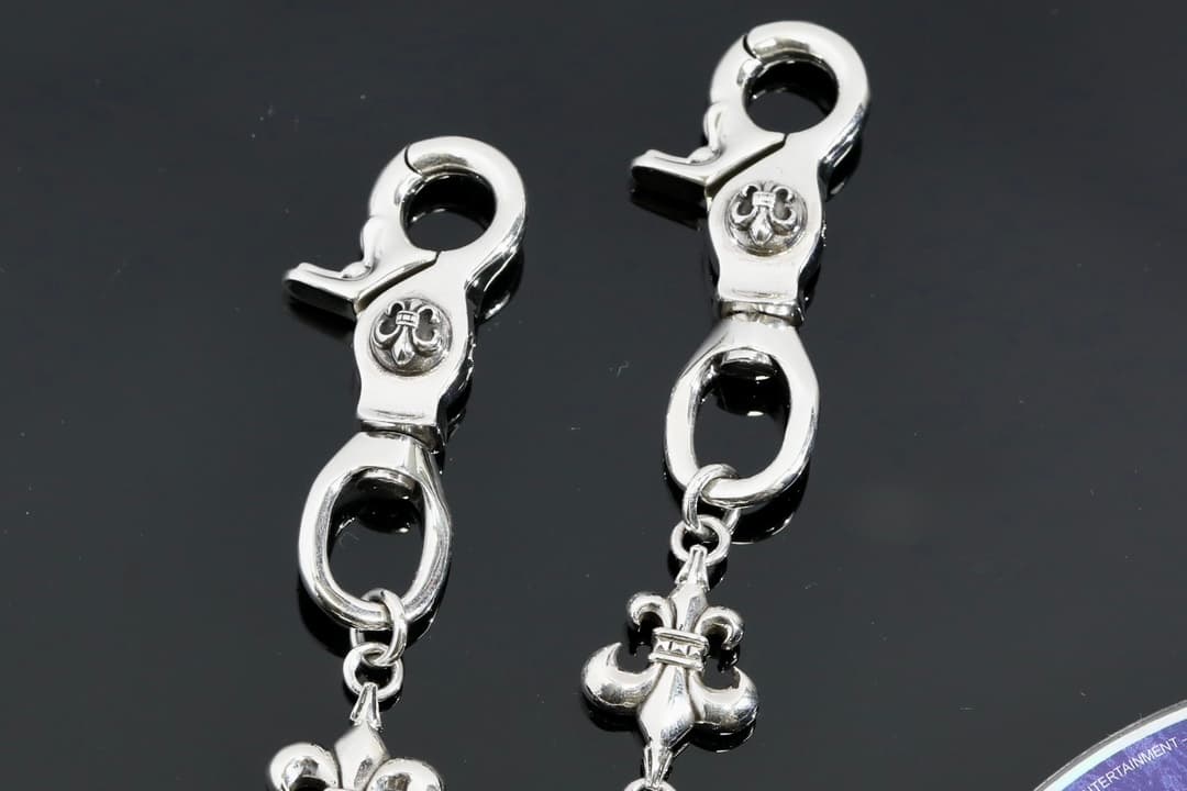 Серебряная цепь BS Fleur для сумки и брюк