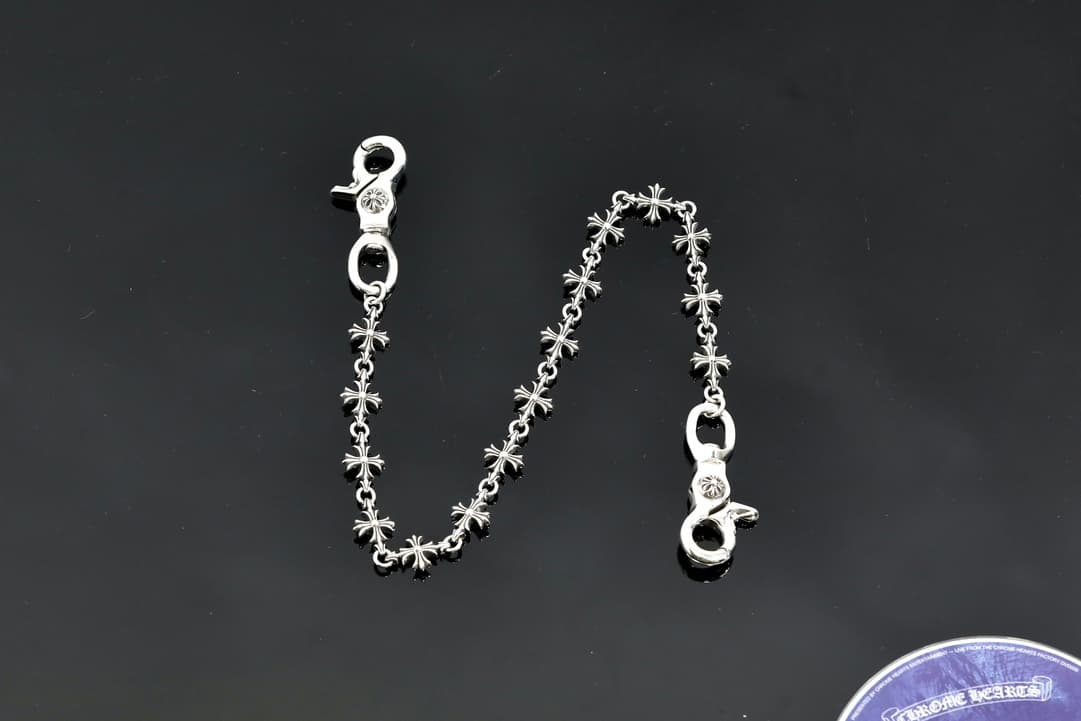Серебряная цепь Tiny CH Cross для сумки и брюк