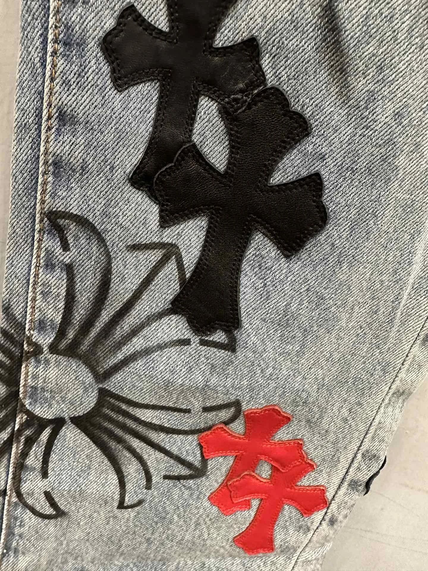 Джинсы Chrome Hearts 501