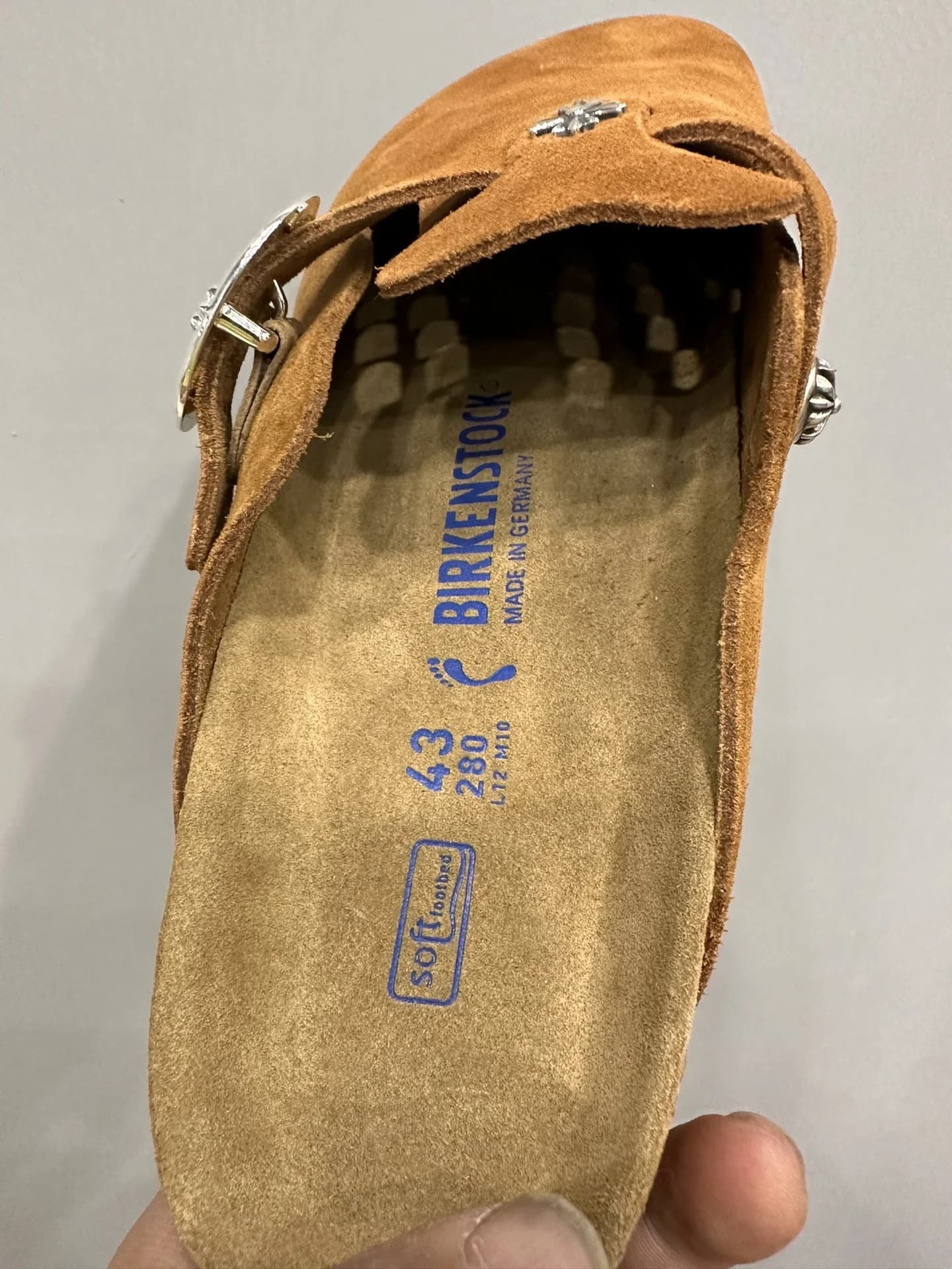 Сабо Chrome Hearts x Birkenstock Boston