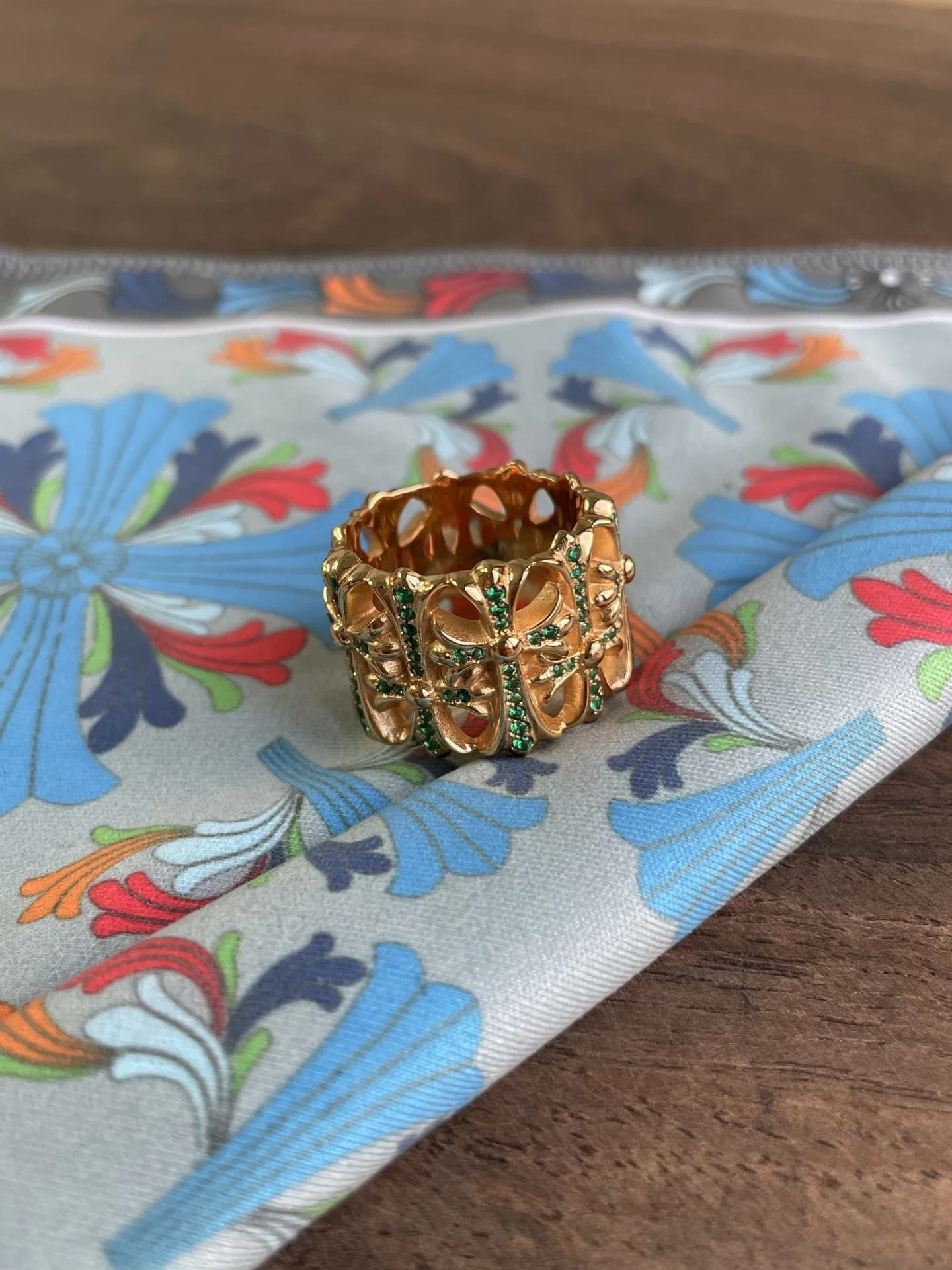 Cemetery Кольцо Chrome Hearts