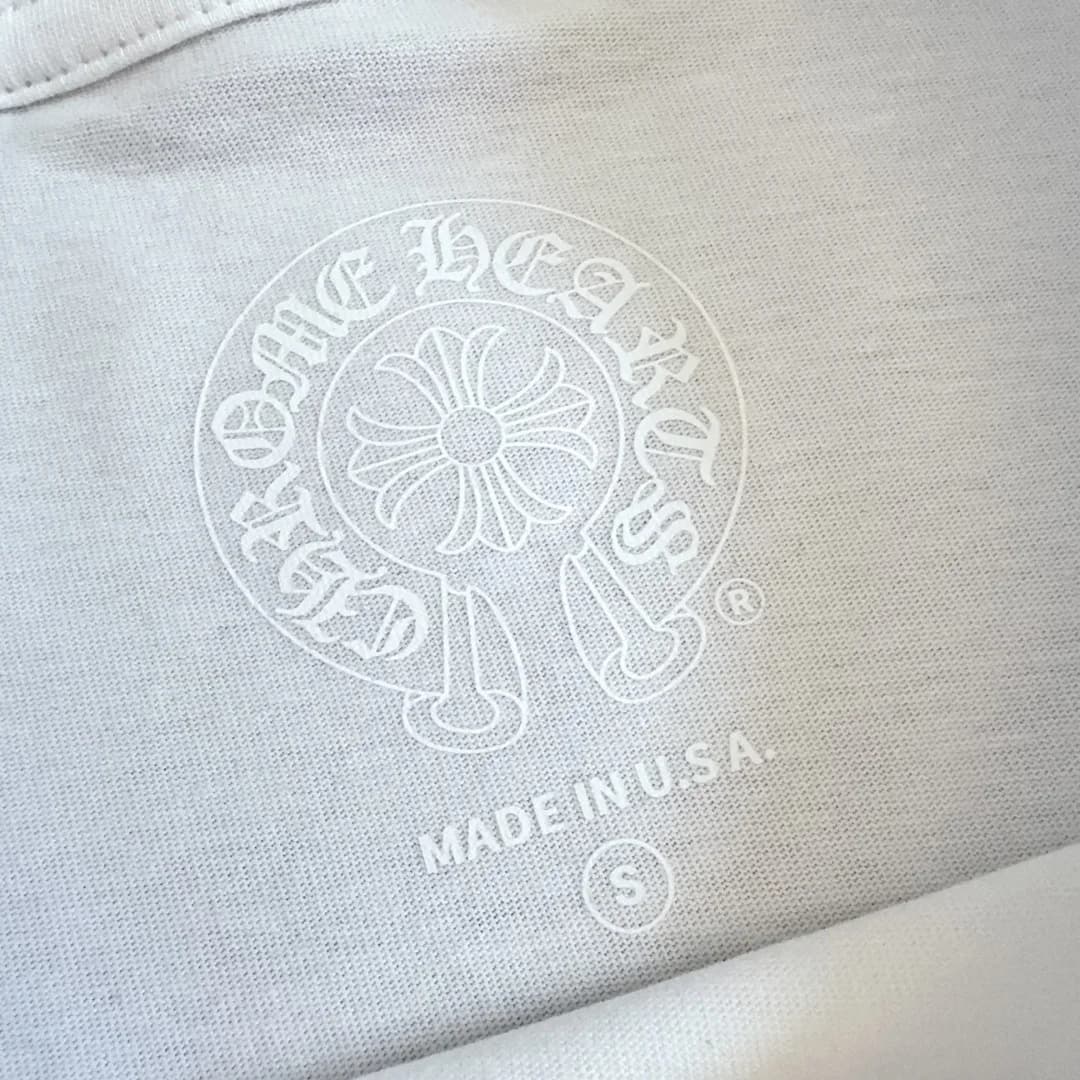 Внутренний принт с размером и брендом Chrome Hearts