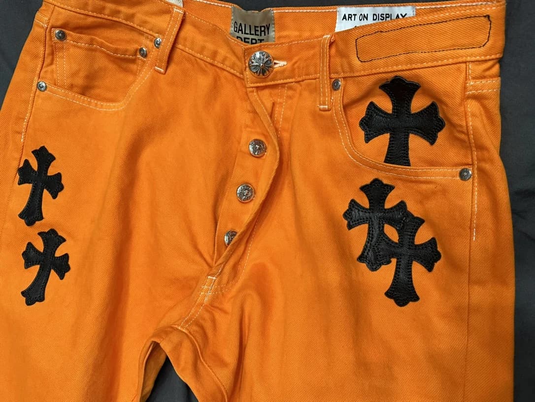 Chrome Hearts x Levi's x Gallery Dept. Джинсы