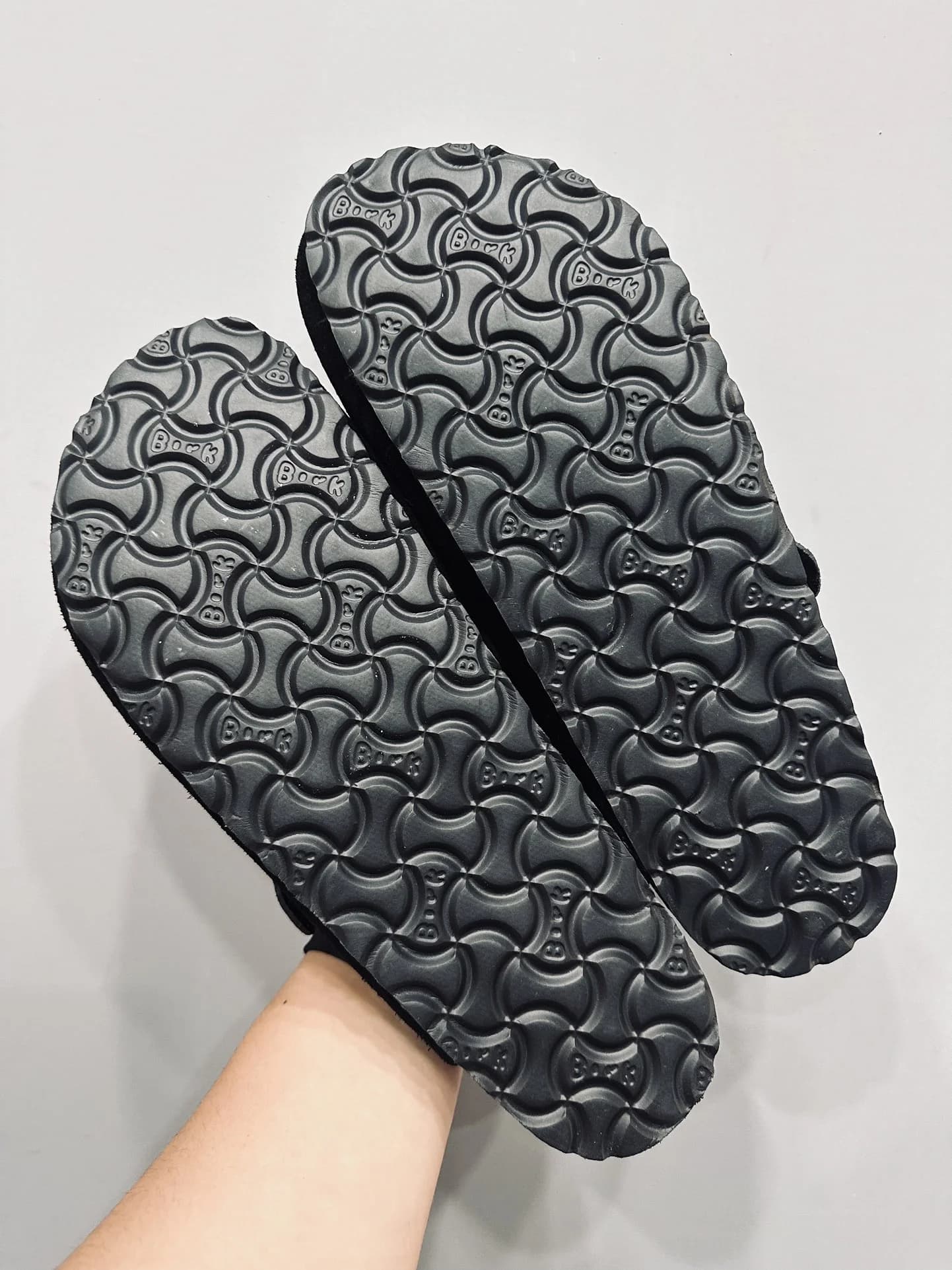 Рельефная подошва сабо Chrome Hearts x Birkenstock Boston