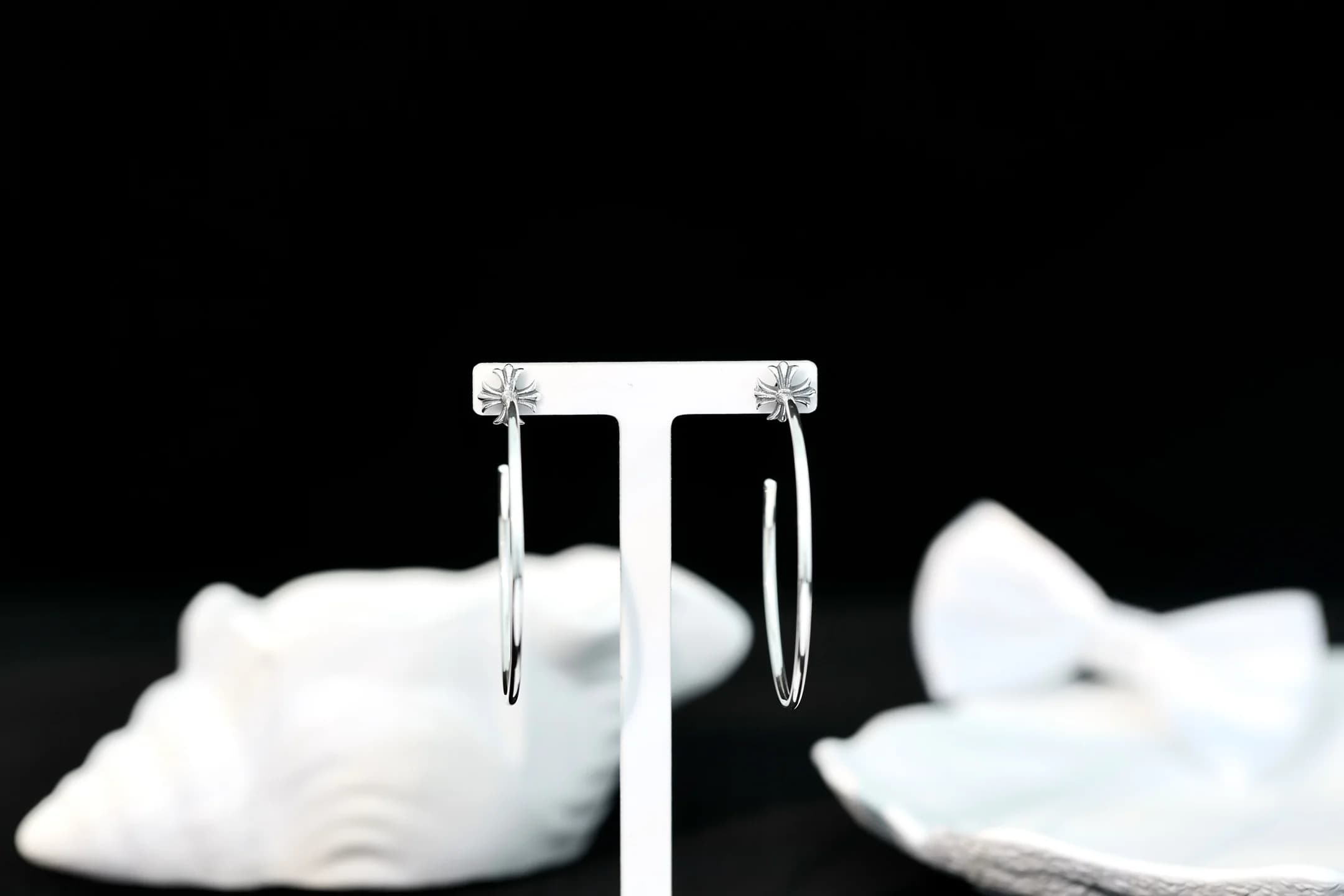 Серьги Chrome Hearts