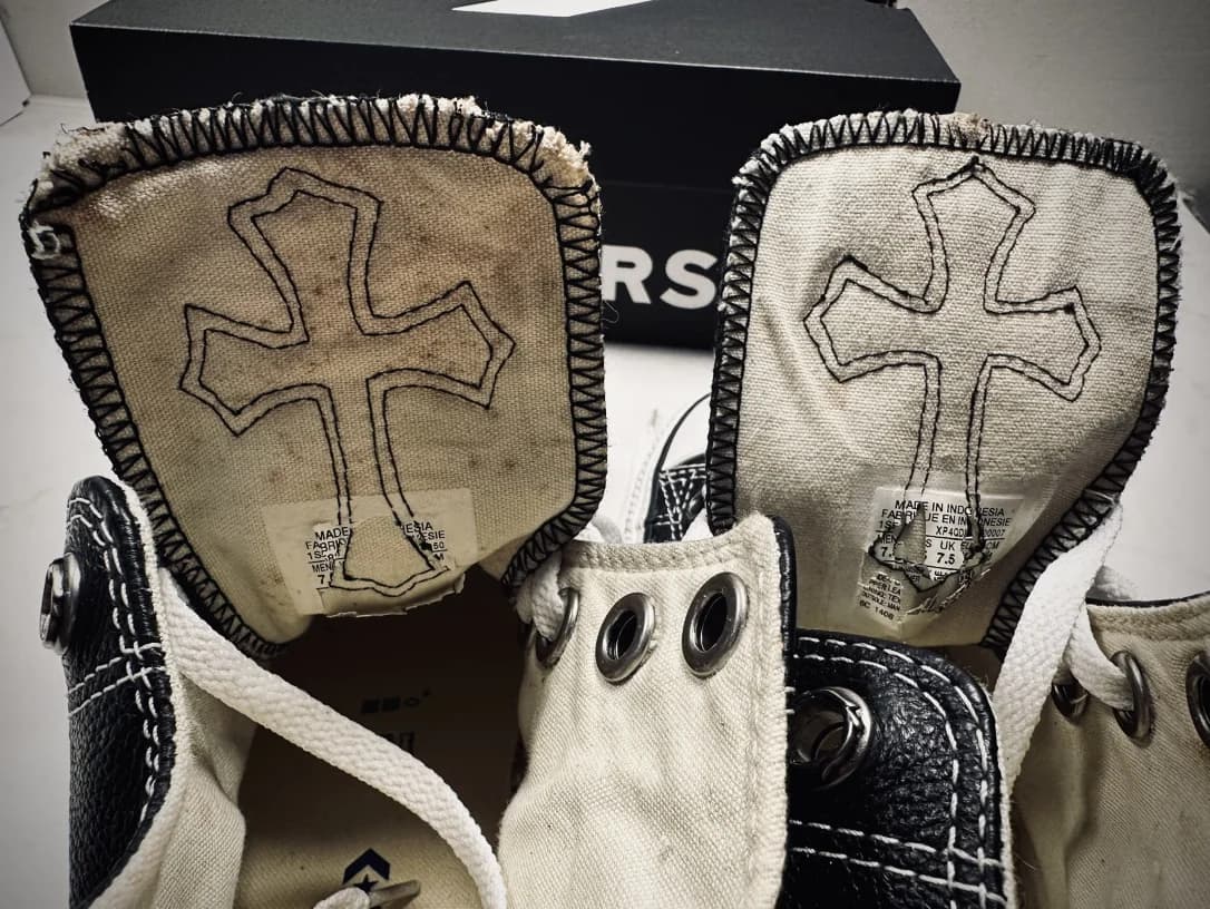 Кеды Chrome Hearts x Converse