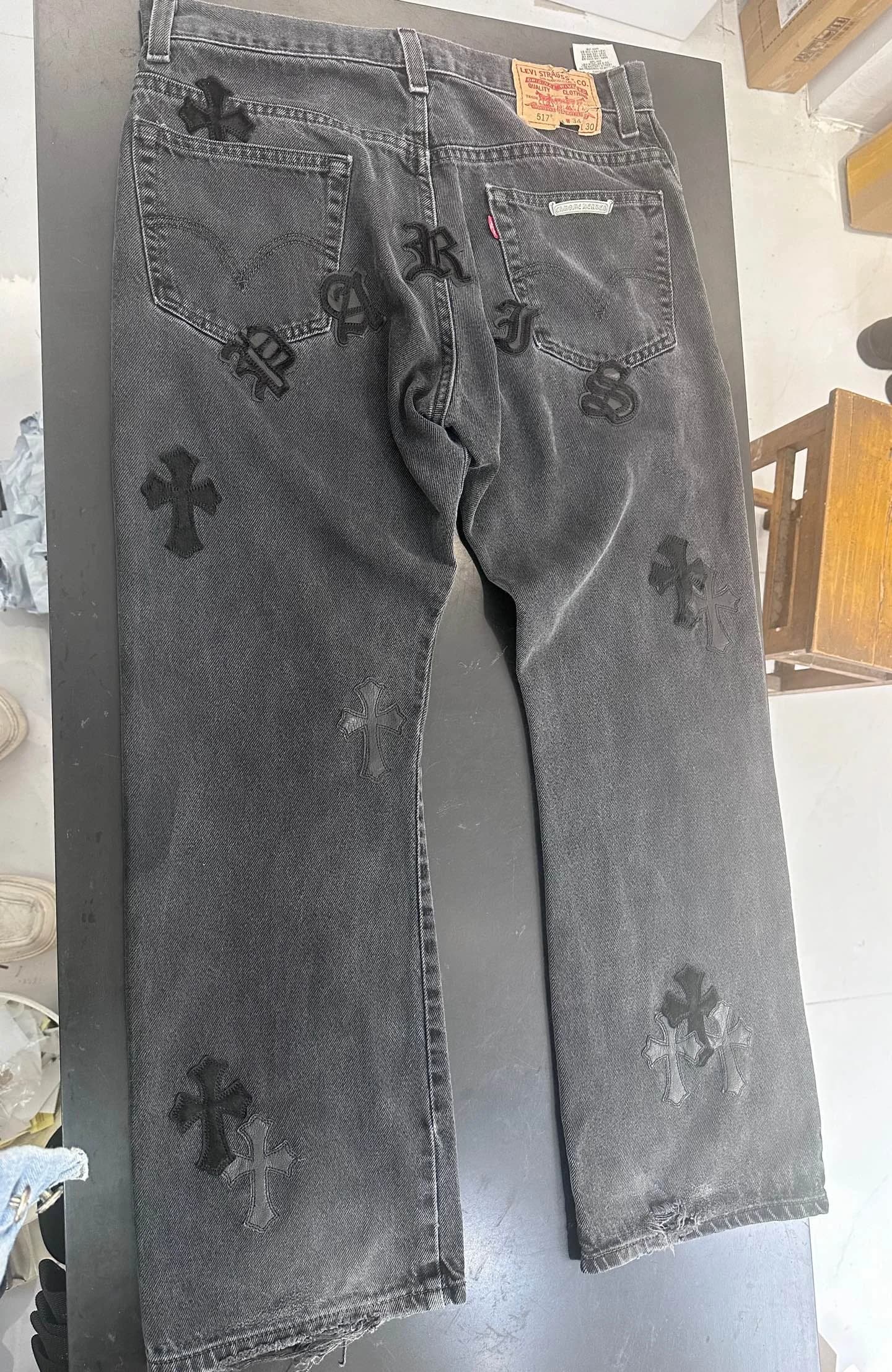 Джинсы Chrome Hearts x Levi's