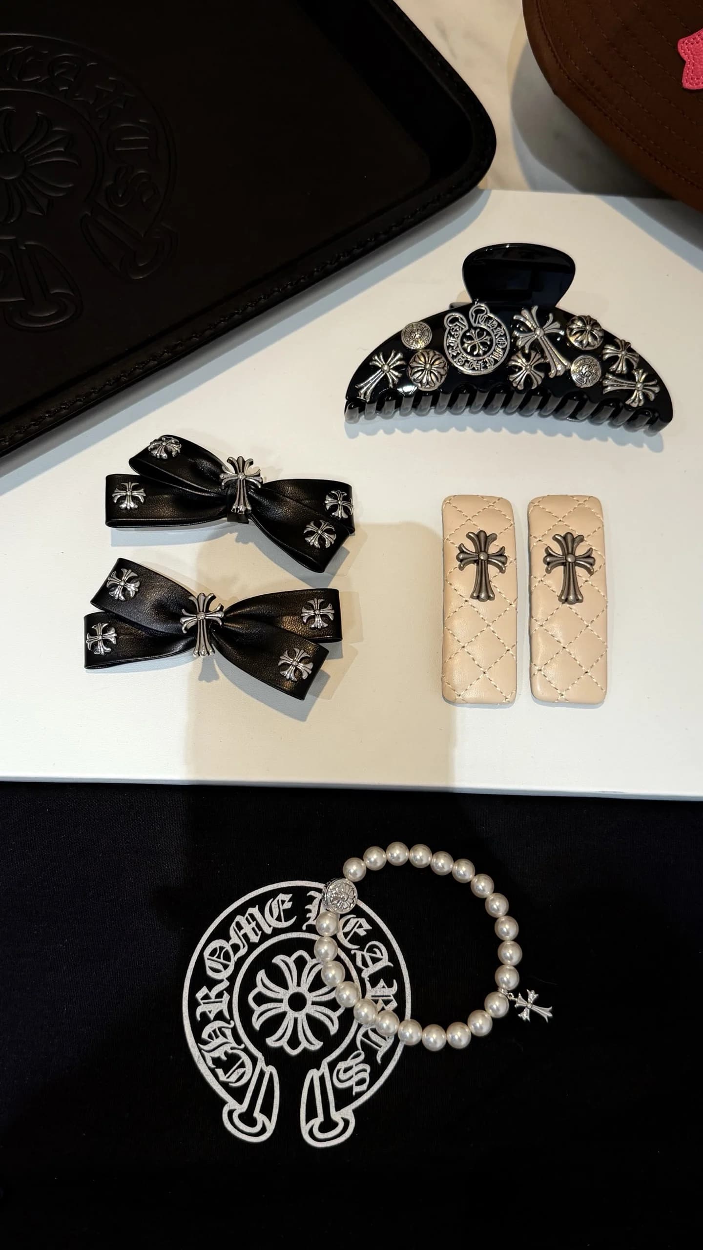 Заколка-краб Chrome Hearts