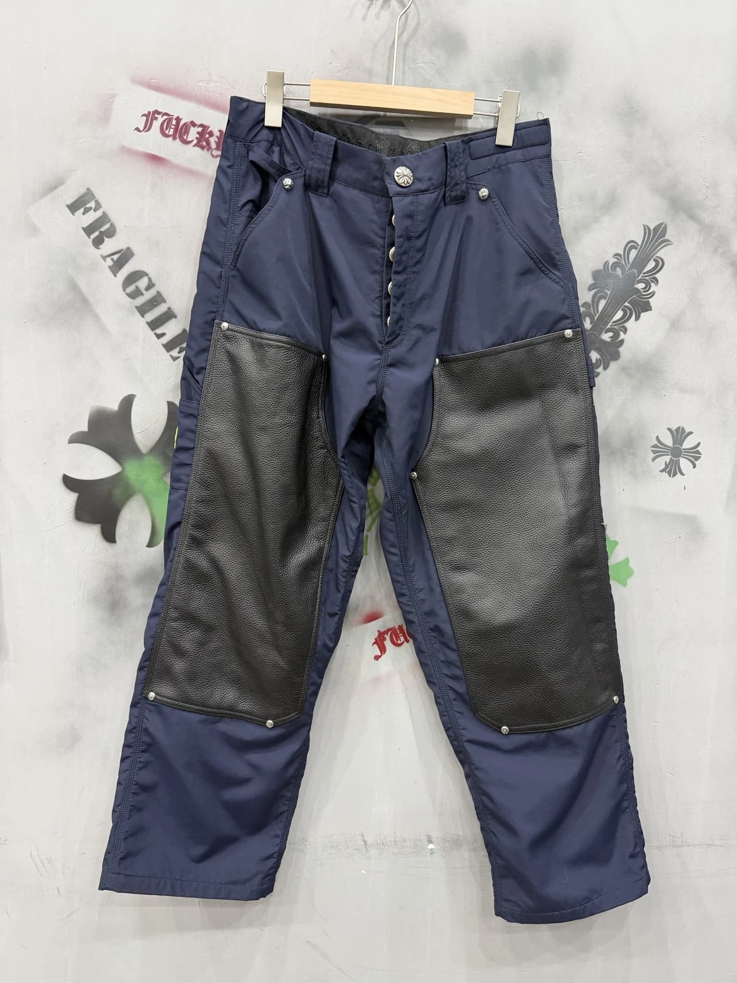 Брюки Chrome Hearts Double Knee