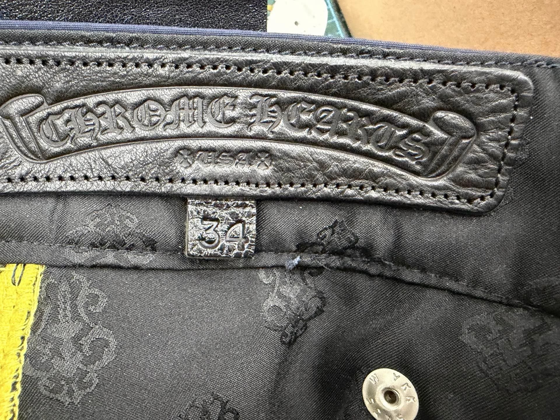 Брюки Chrome Hearts Double Knee