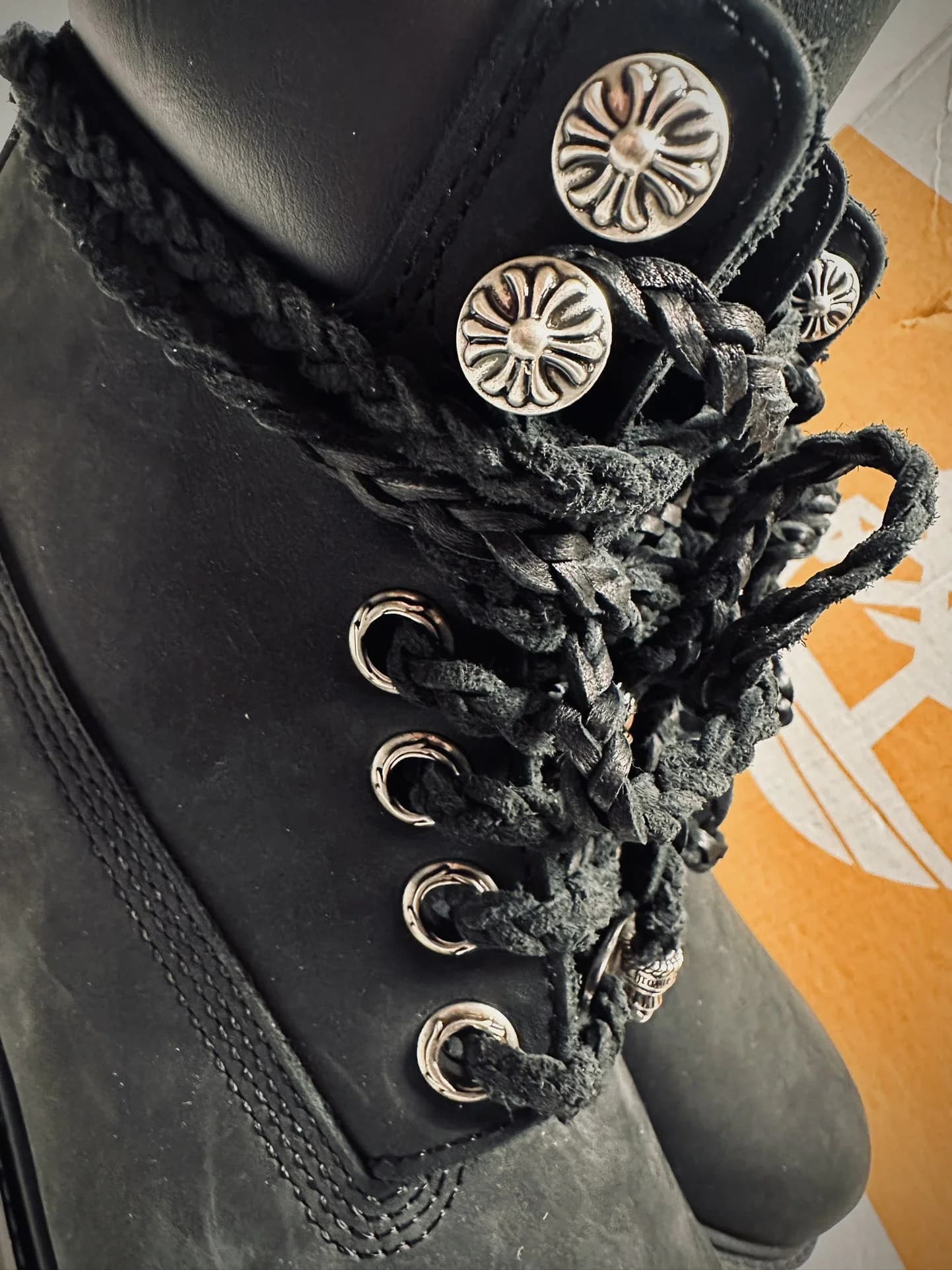 Chrome Hearts x Timberland ботинки