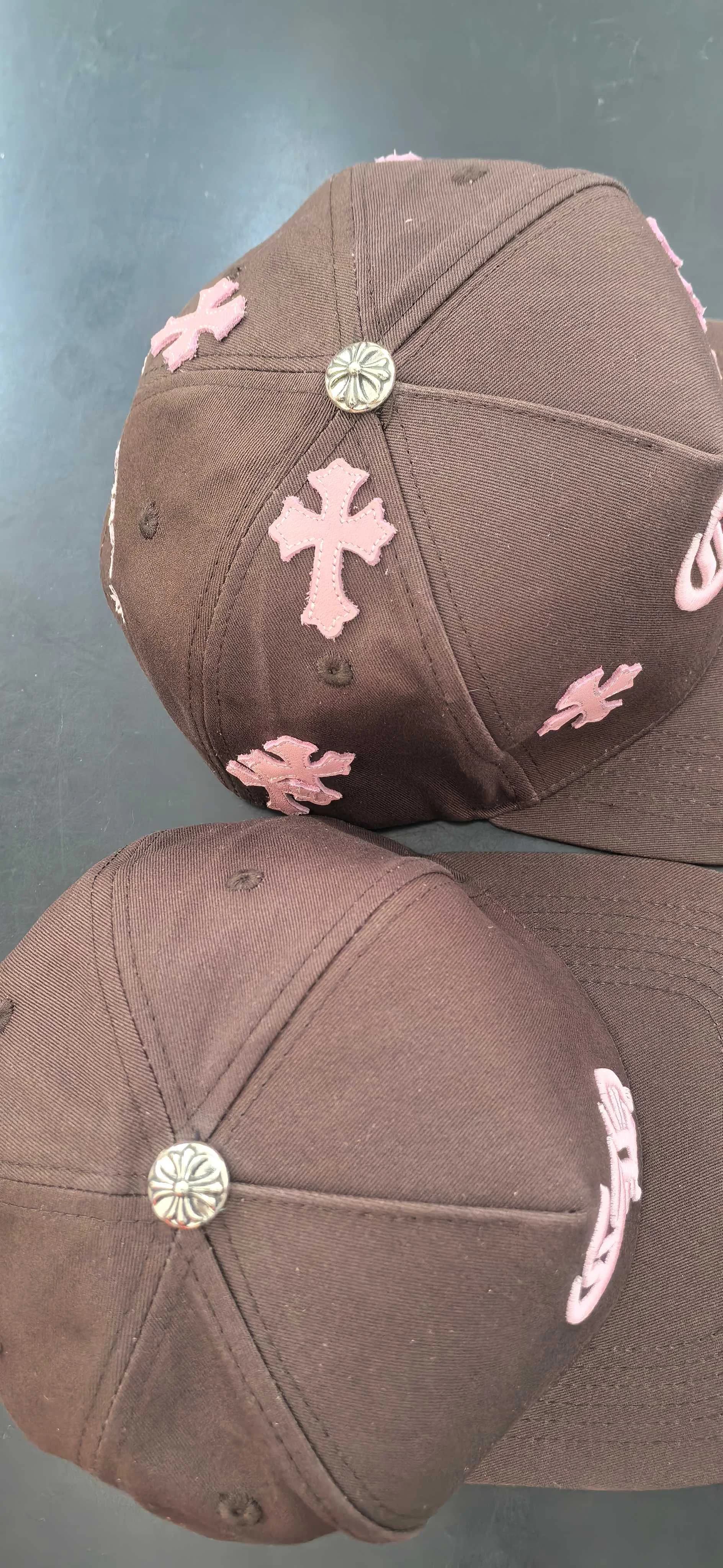 Chrome Hearts Бейсболка с кожаными нашивками