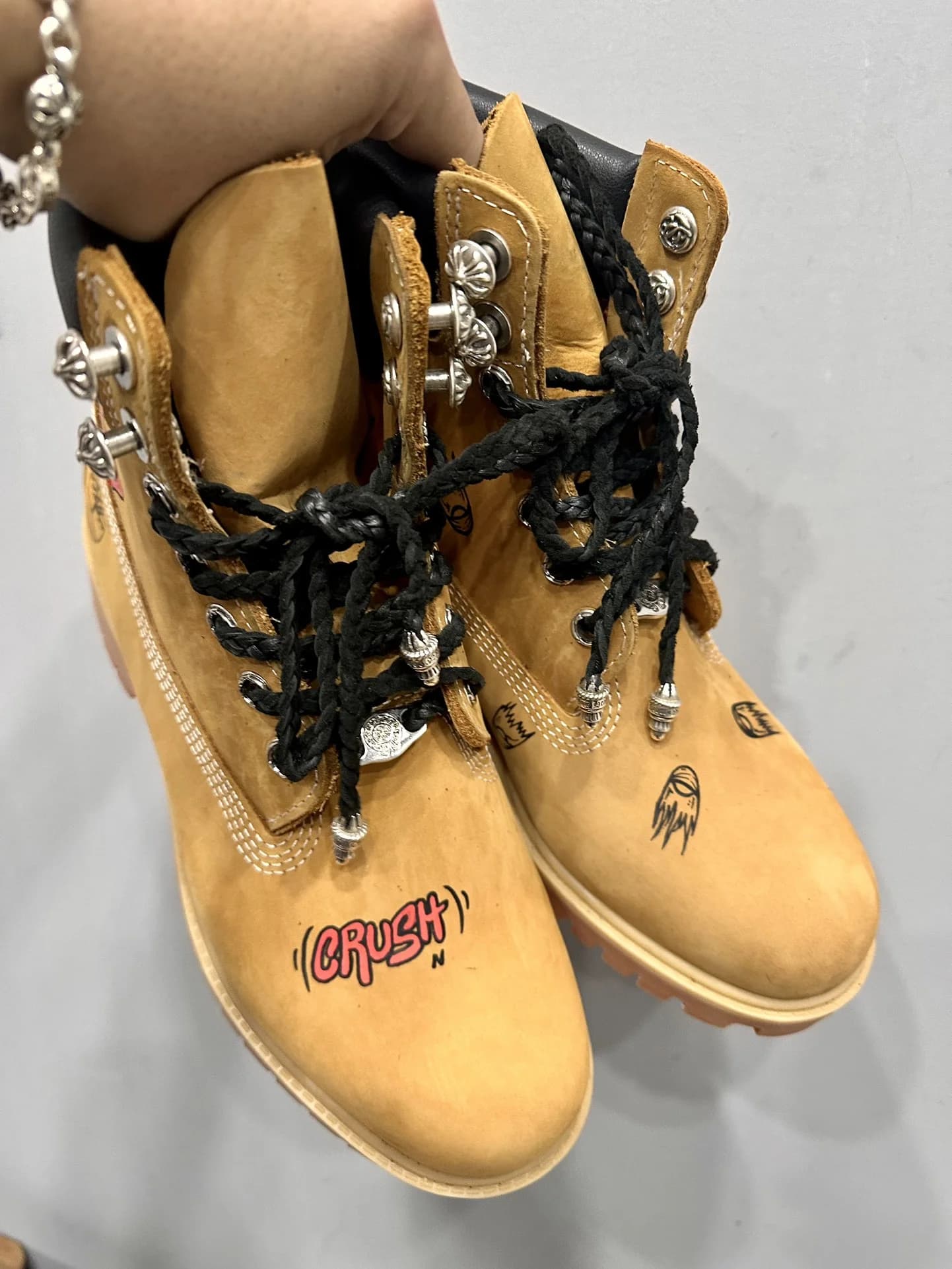 Ботинки Chrome Hearts x Timberland