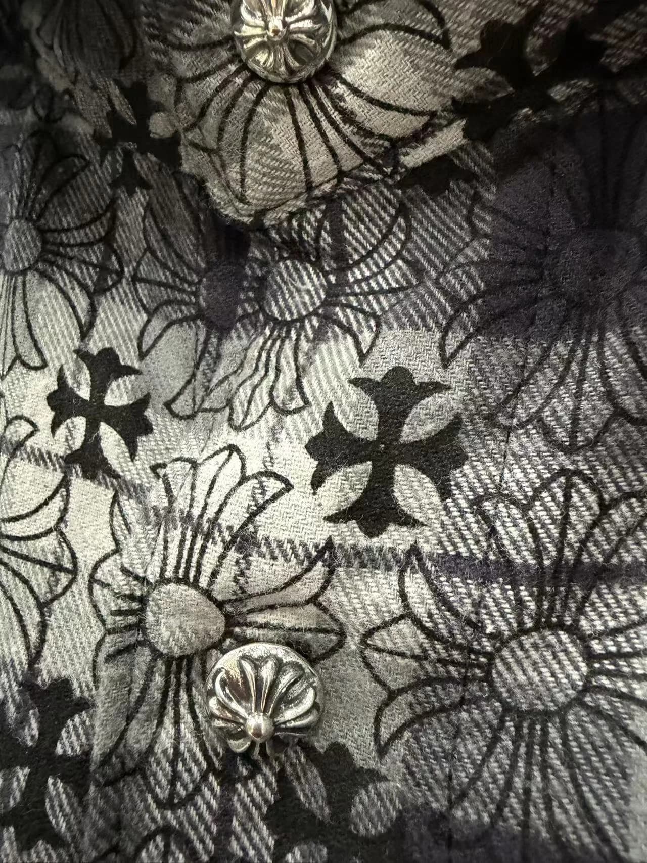 Chrome Hearts Рубашка в клетку