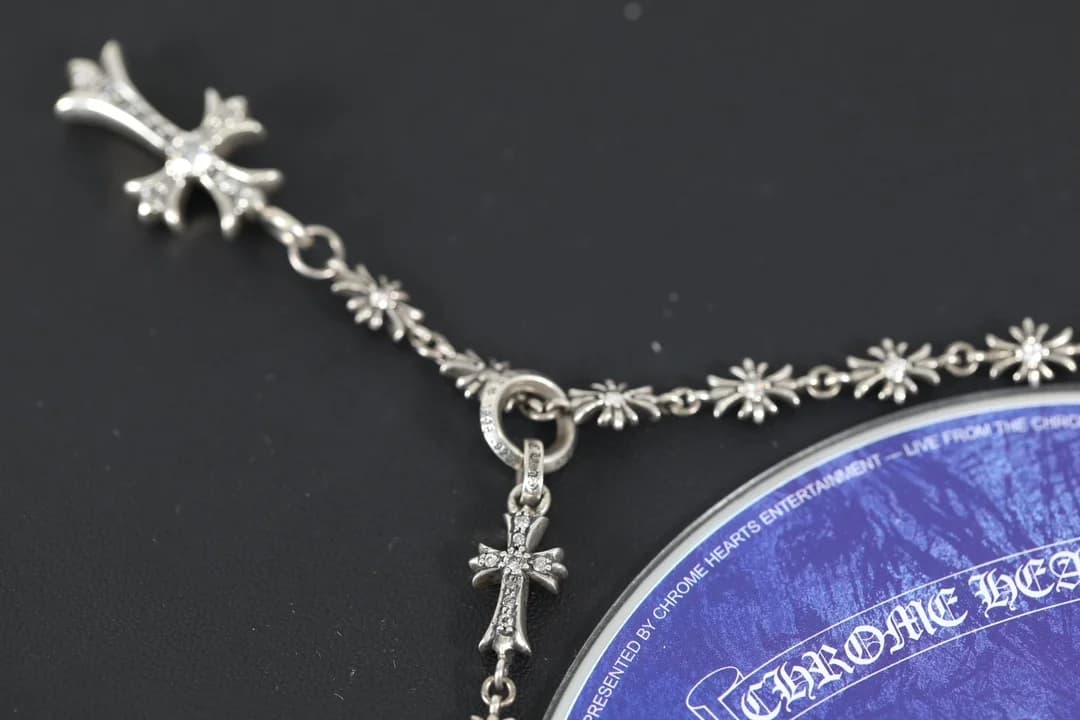 Регулировочное кольцо и элементы звеньев колье Chrome Hearts