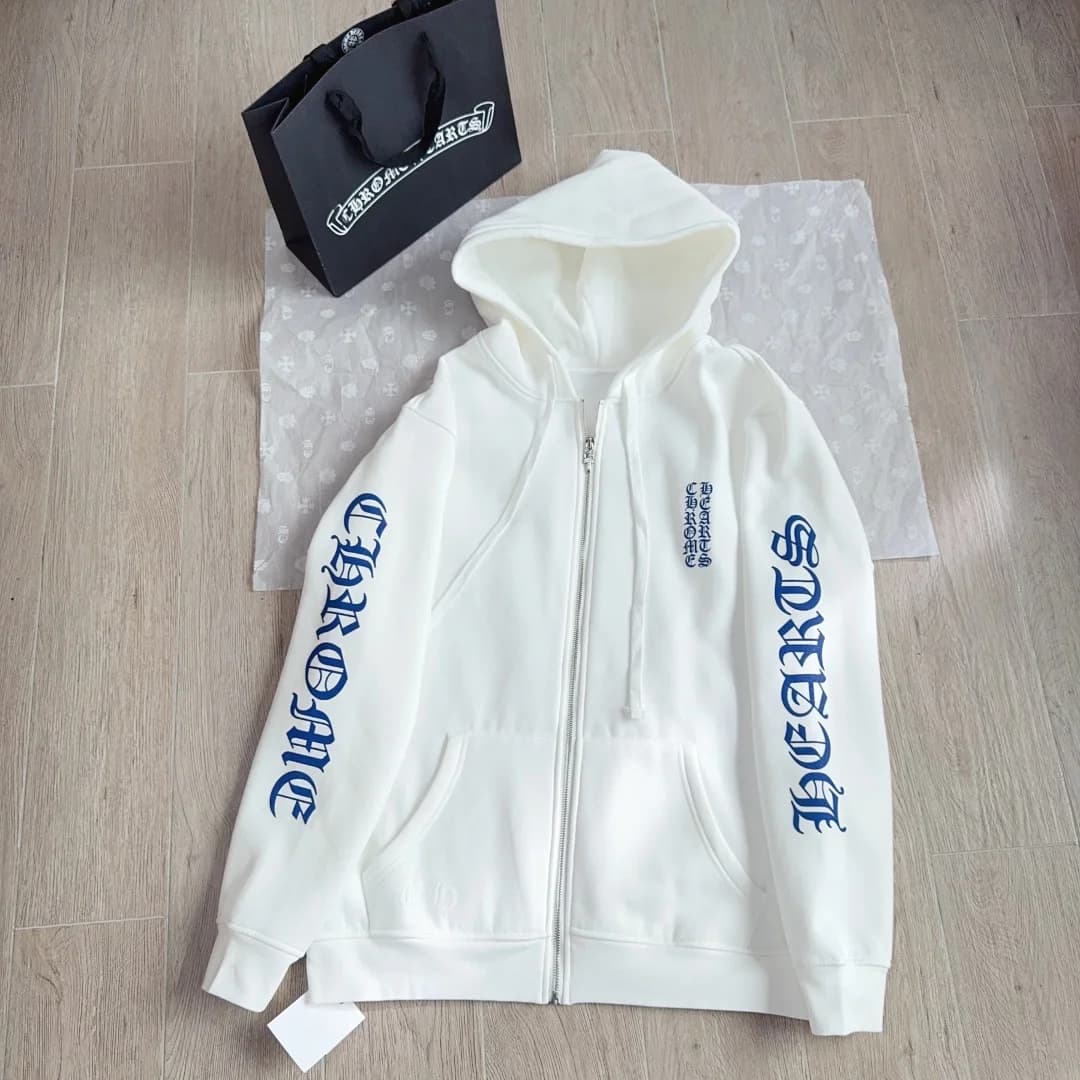 Chrome Hearts Зип-худи с принтом