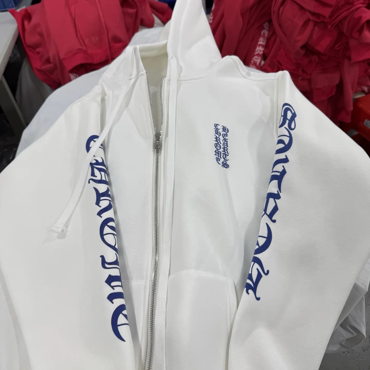 Chrome Hearts Зип-худи с принтом