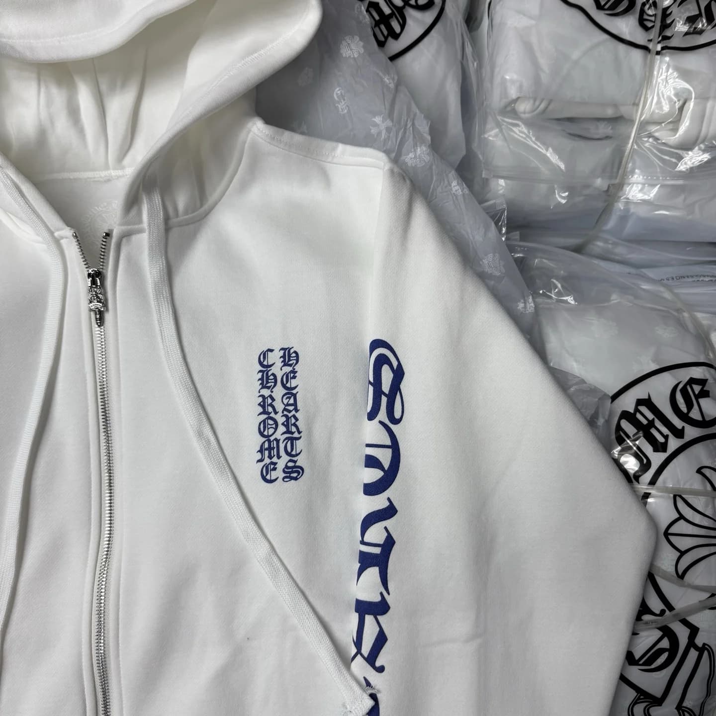 Chrome Hearts Зип-худи с принтом