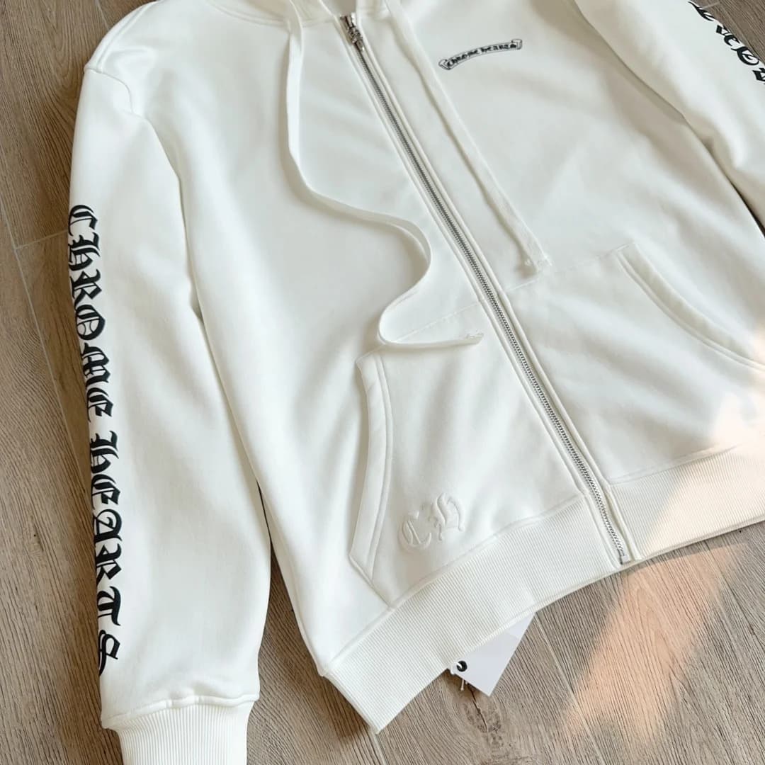 Нижняя часть зип-худи Chrome Hearts с карманами